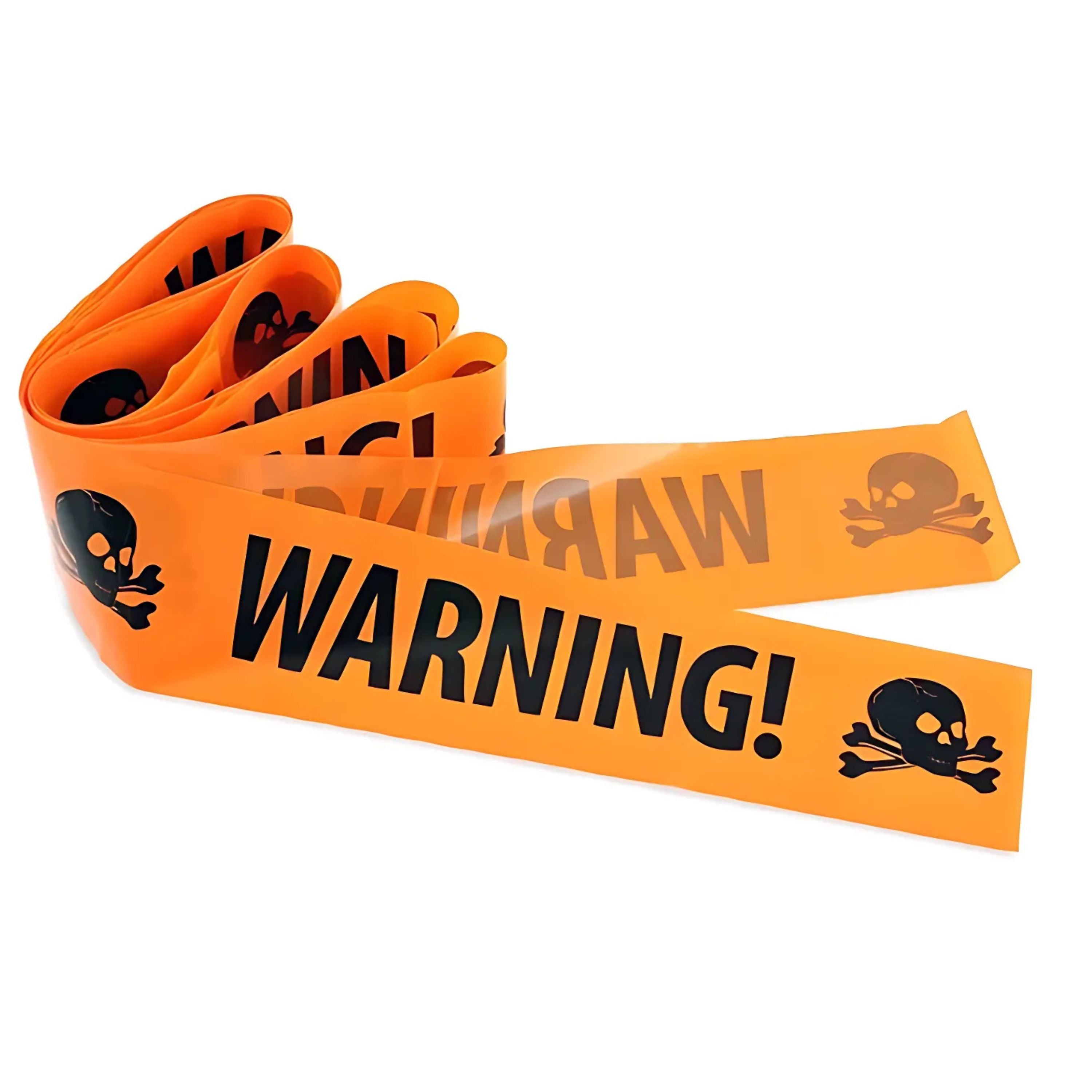 Kitcheniva Halloween Decor Orange Warning Tape 6M 2 Pcs
