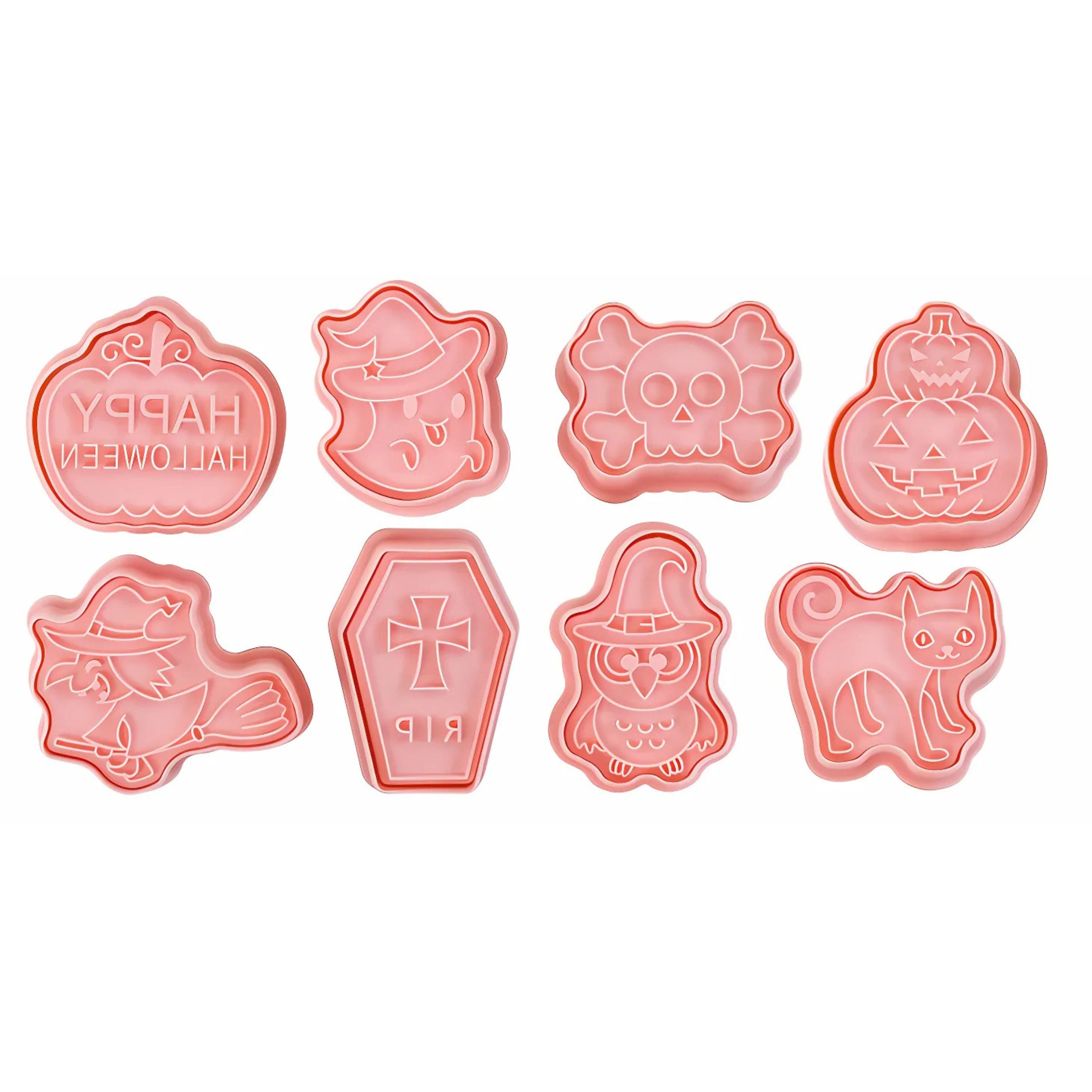 Kitcheniva Halloween Cookie Cutter Set Variety Pack 8 Pcs