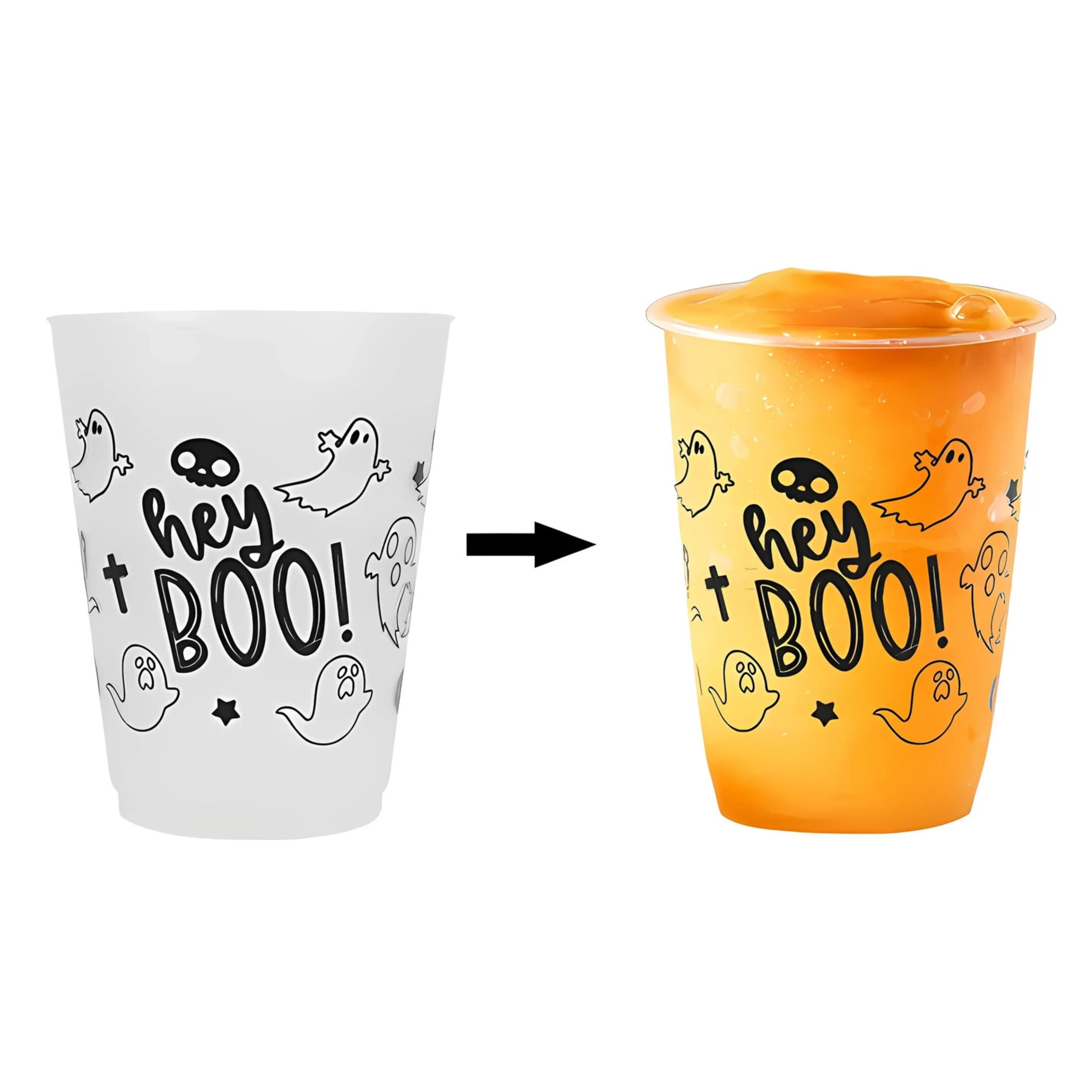 Kitcheniva Reusable Plastic Halloween Party Cups 16 Pcs