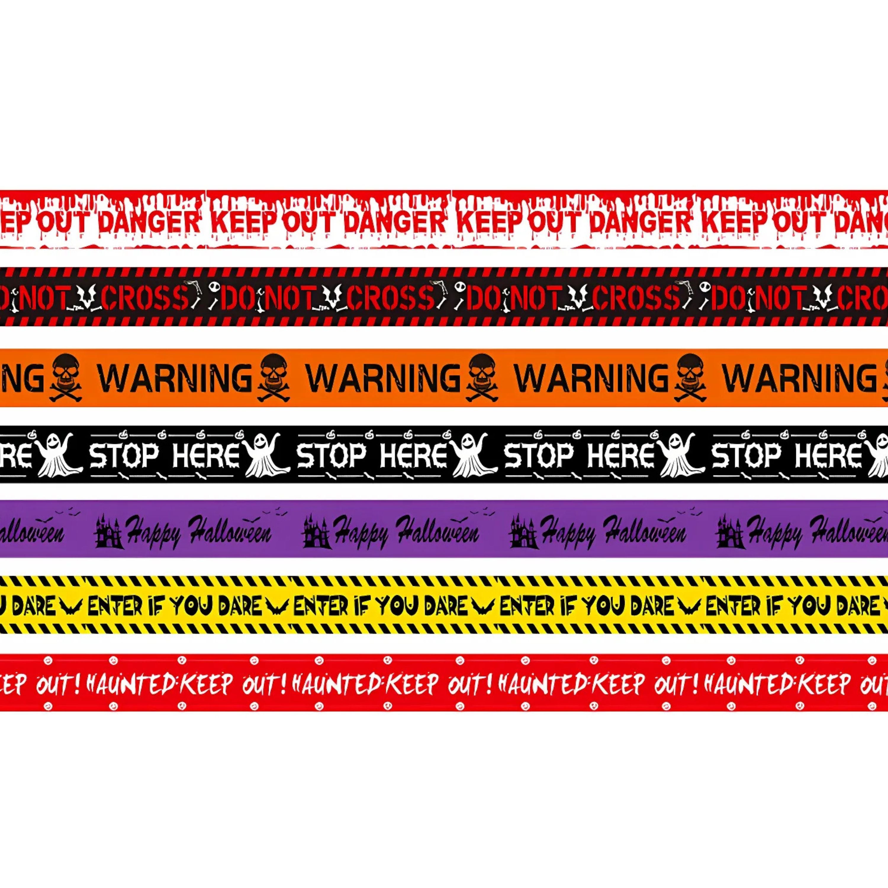 Kitcheniva Halloween Decor Do Not Cross Tape 6M 2 Pcs