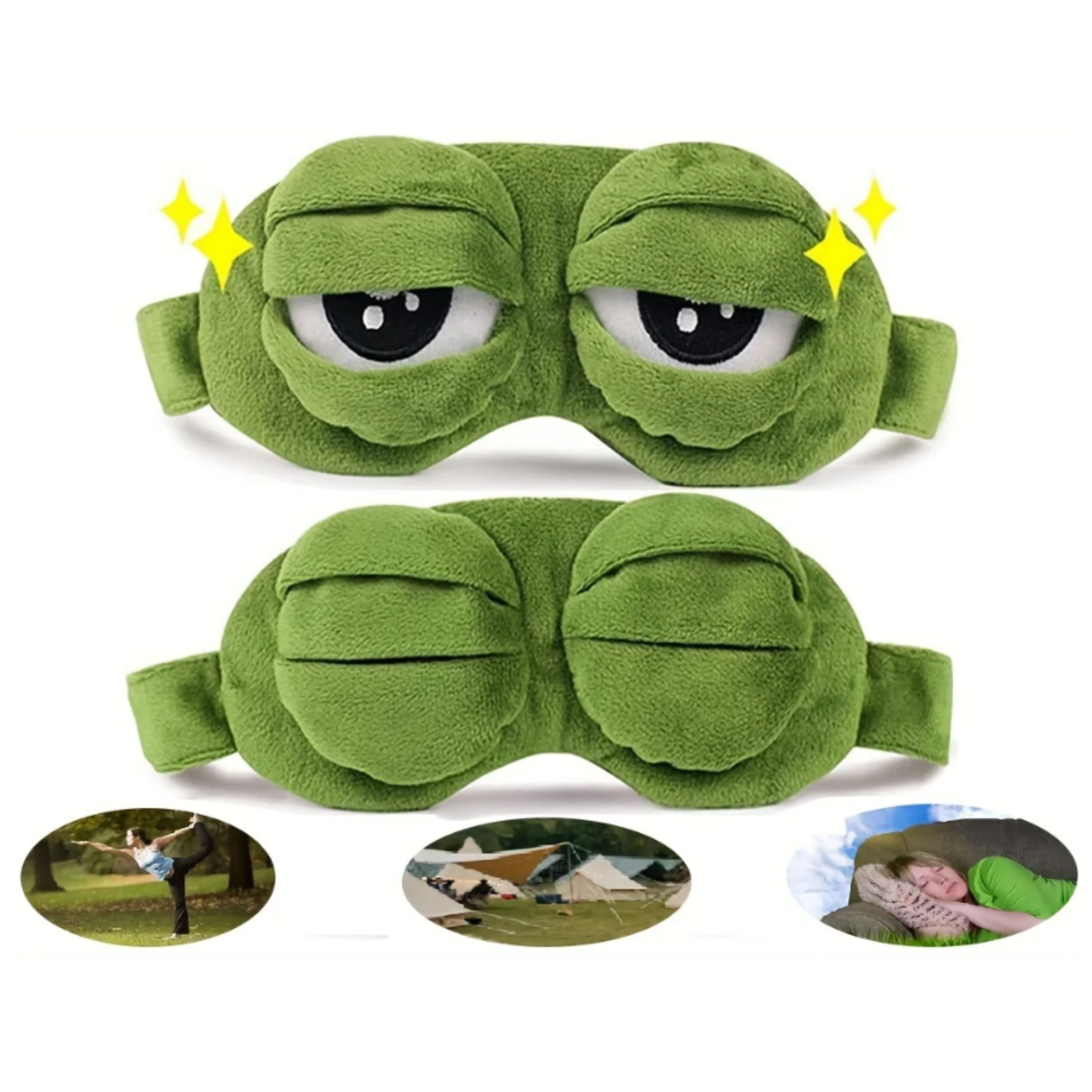 Kitcheniva Frog Design Soft Sleep Eye Mask