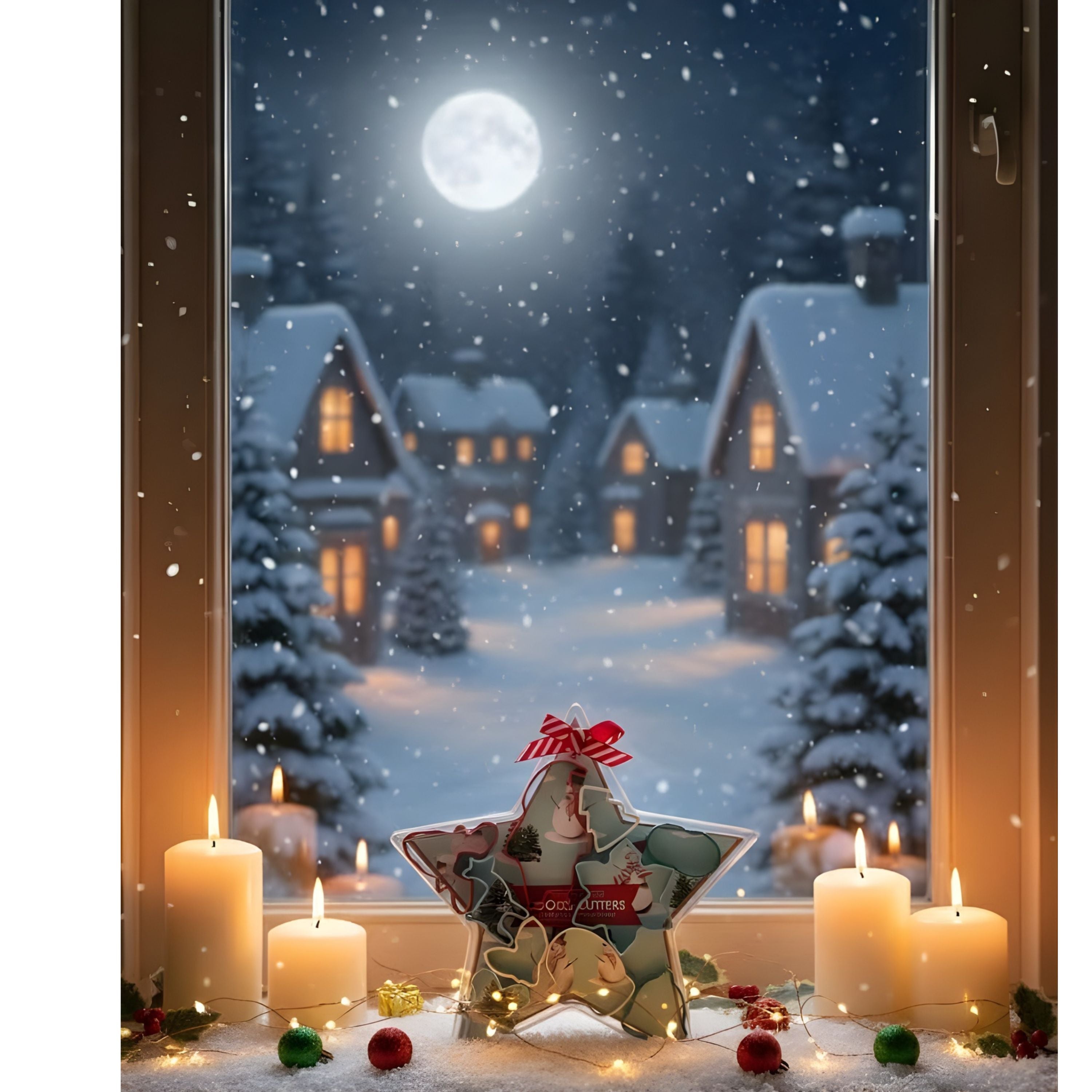 Kitcheniva Stainless Steel Christmas Cookie Cutter Set 10 Pcs