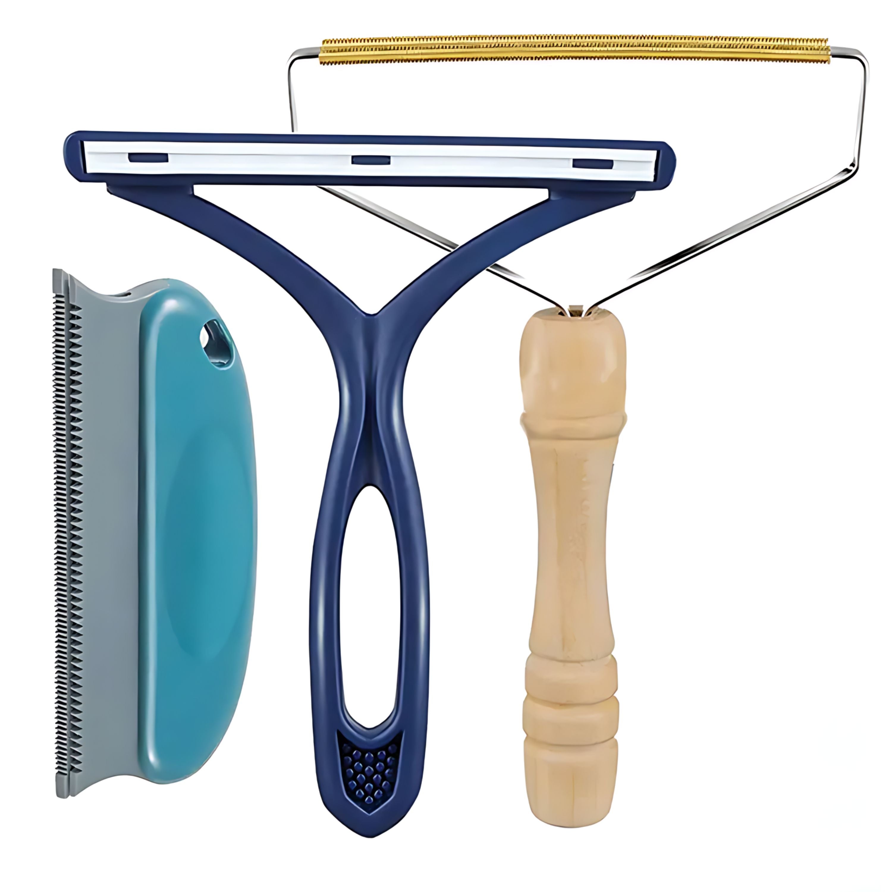 Kitcheniva Pet Hair Remover Set 3 Pcs - For Clothing, Car, Furniture & Carpet