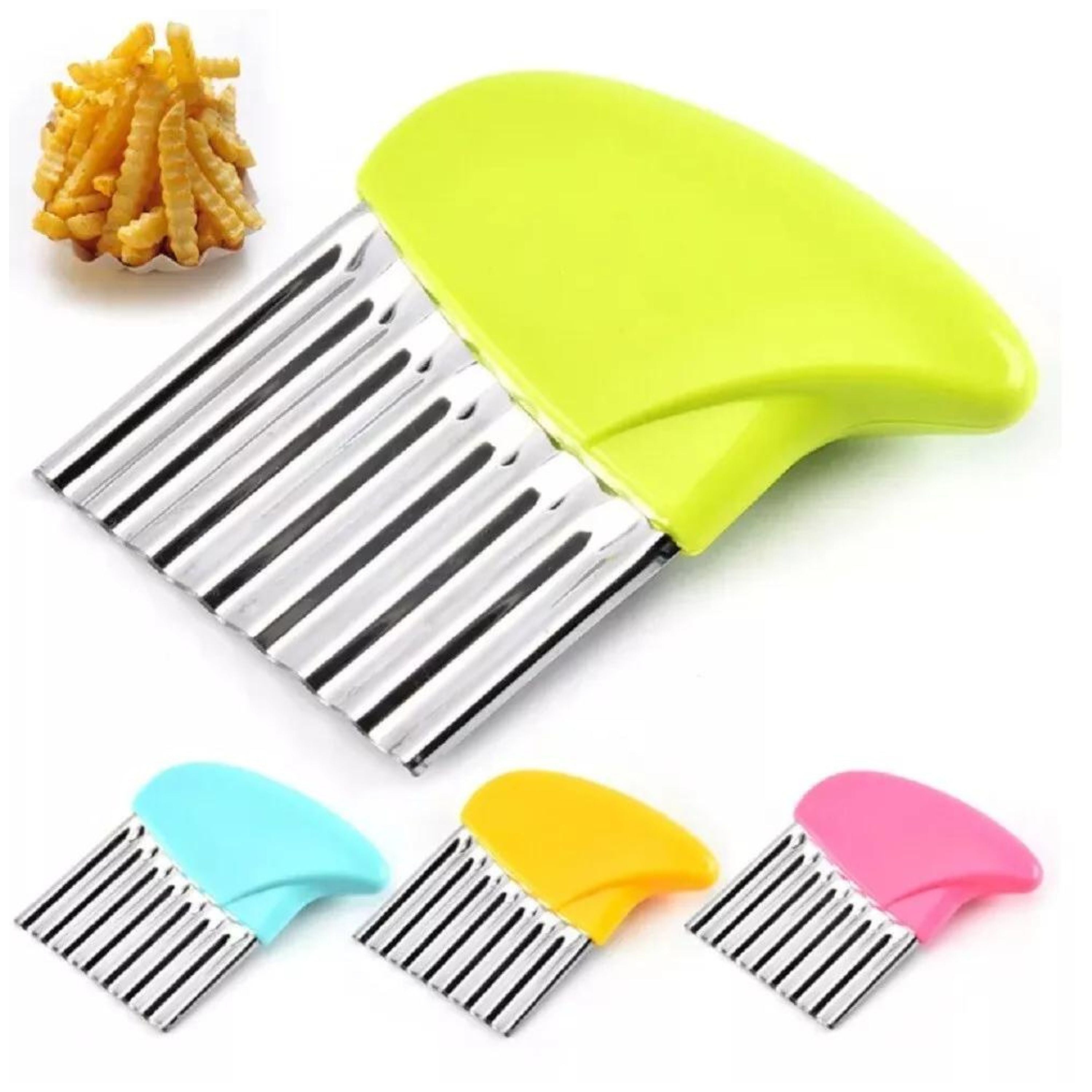 Kitcheniva Wavy Crinkle Cutter Set 4 Pcs