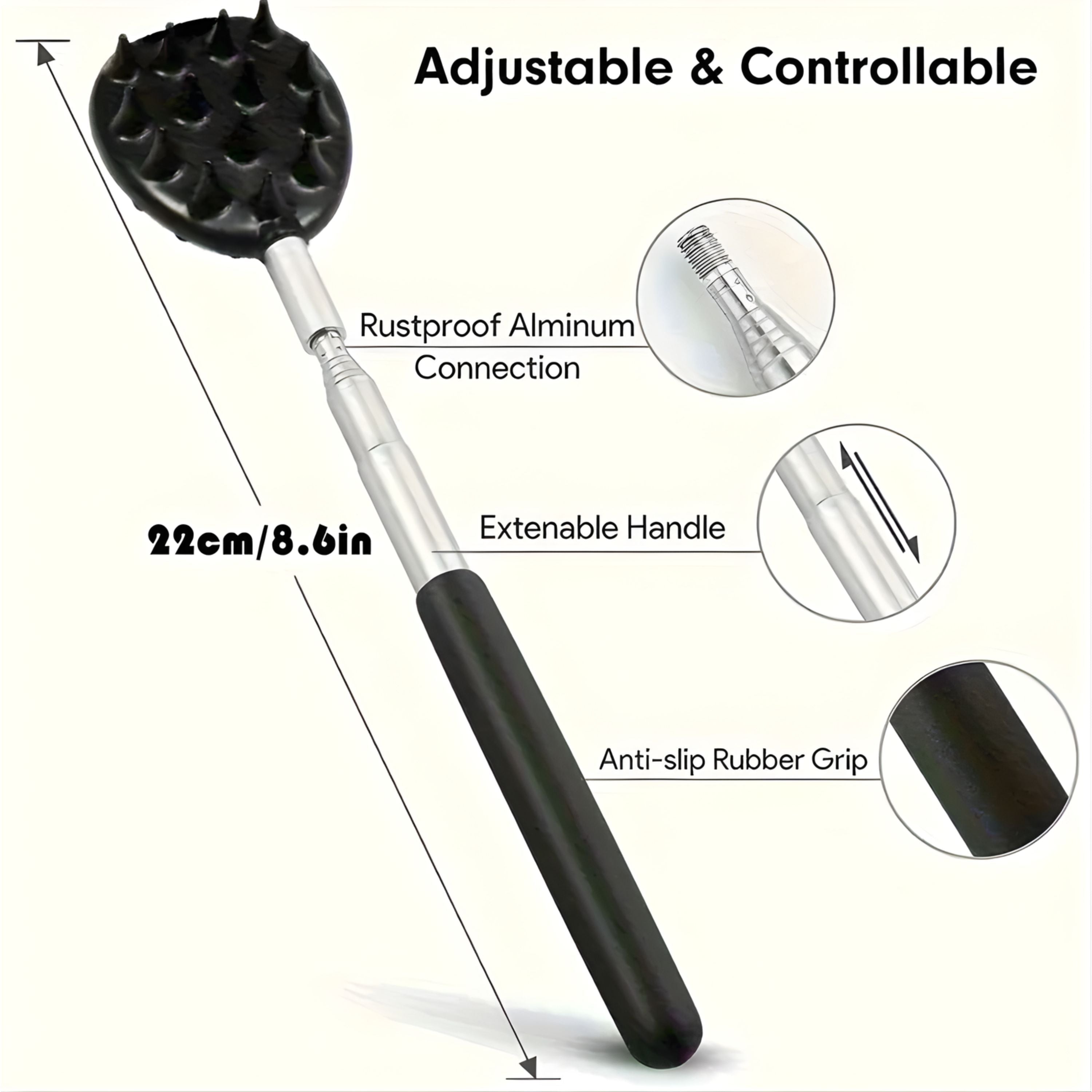 Kitcheniva Extendable Double-Sided Back Scratcher 1 Pcs