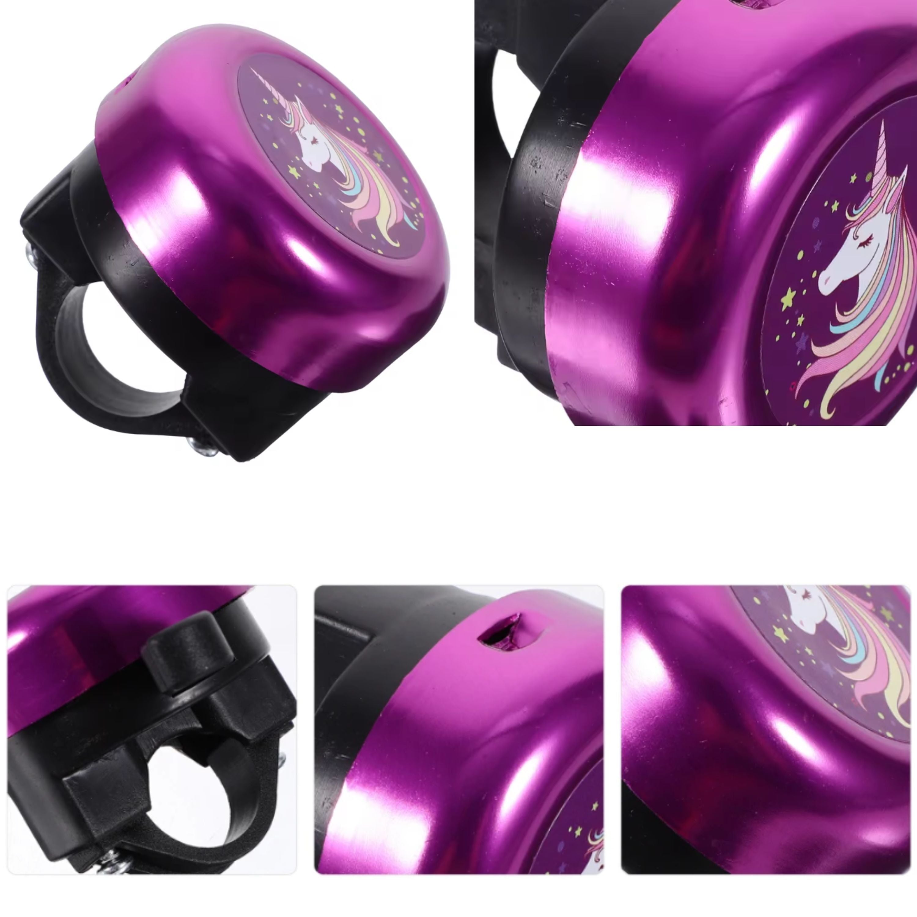 Kitcheniva Children's Unicorn Bike Bicycle Bell - Loud Clear Sound