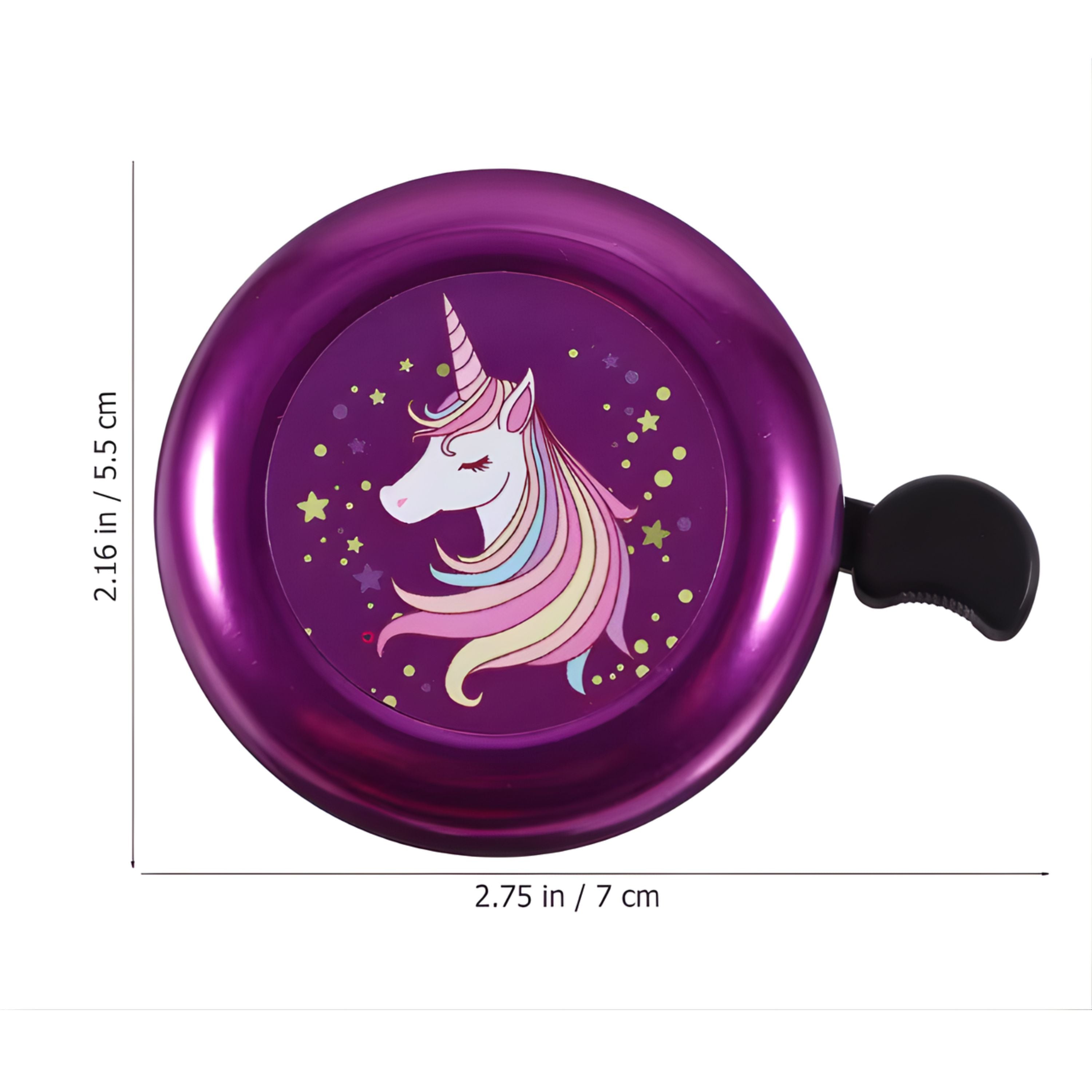 Kitcheniva Children's Unicorn Bike Bicycle Bell - Loud Clear Sound