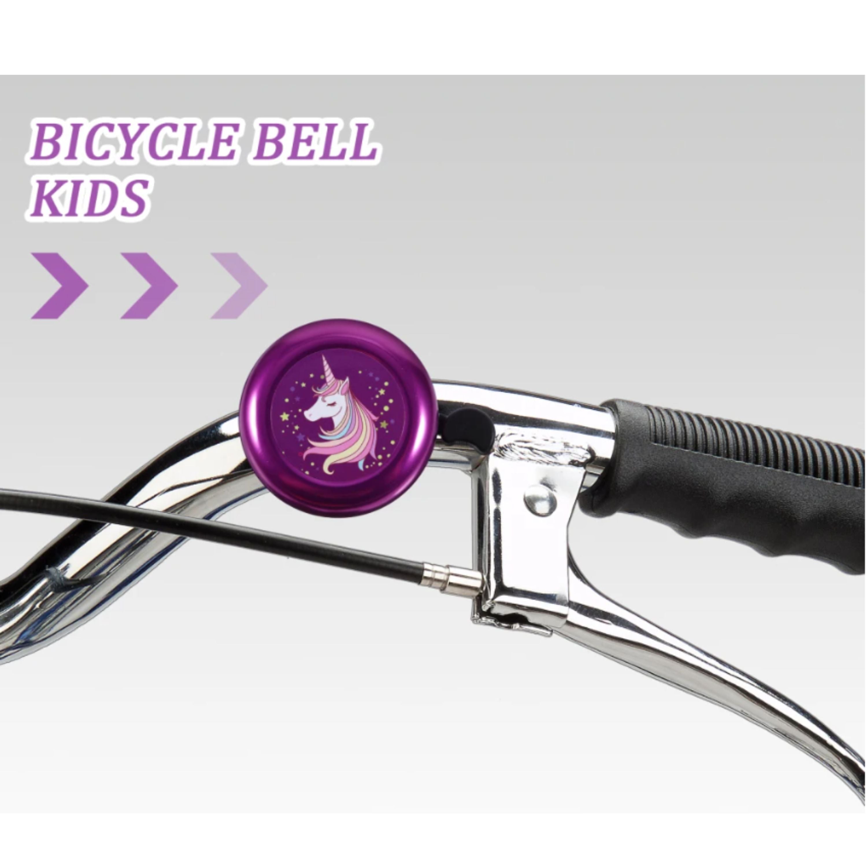 Kitcheniva Children's Unicorn Bike Bicycle Bell - Loud Clear Sound