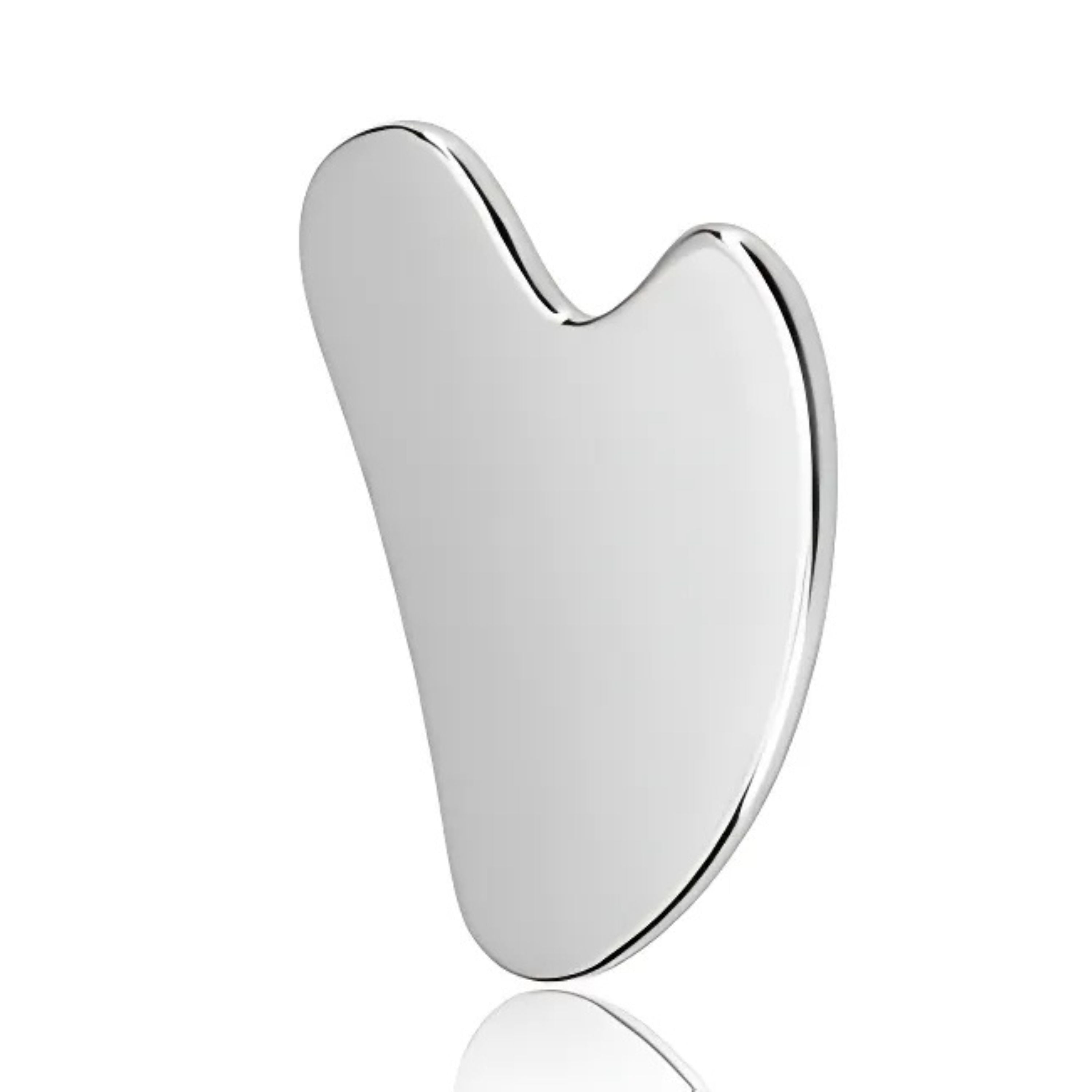Kitcheniva Stainless Steel Gua Sha Facial Massage Tool – Face & Neck Beauty Tools for Lymphatic Drainage & Anti-Wrinkle Care