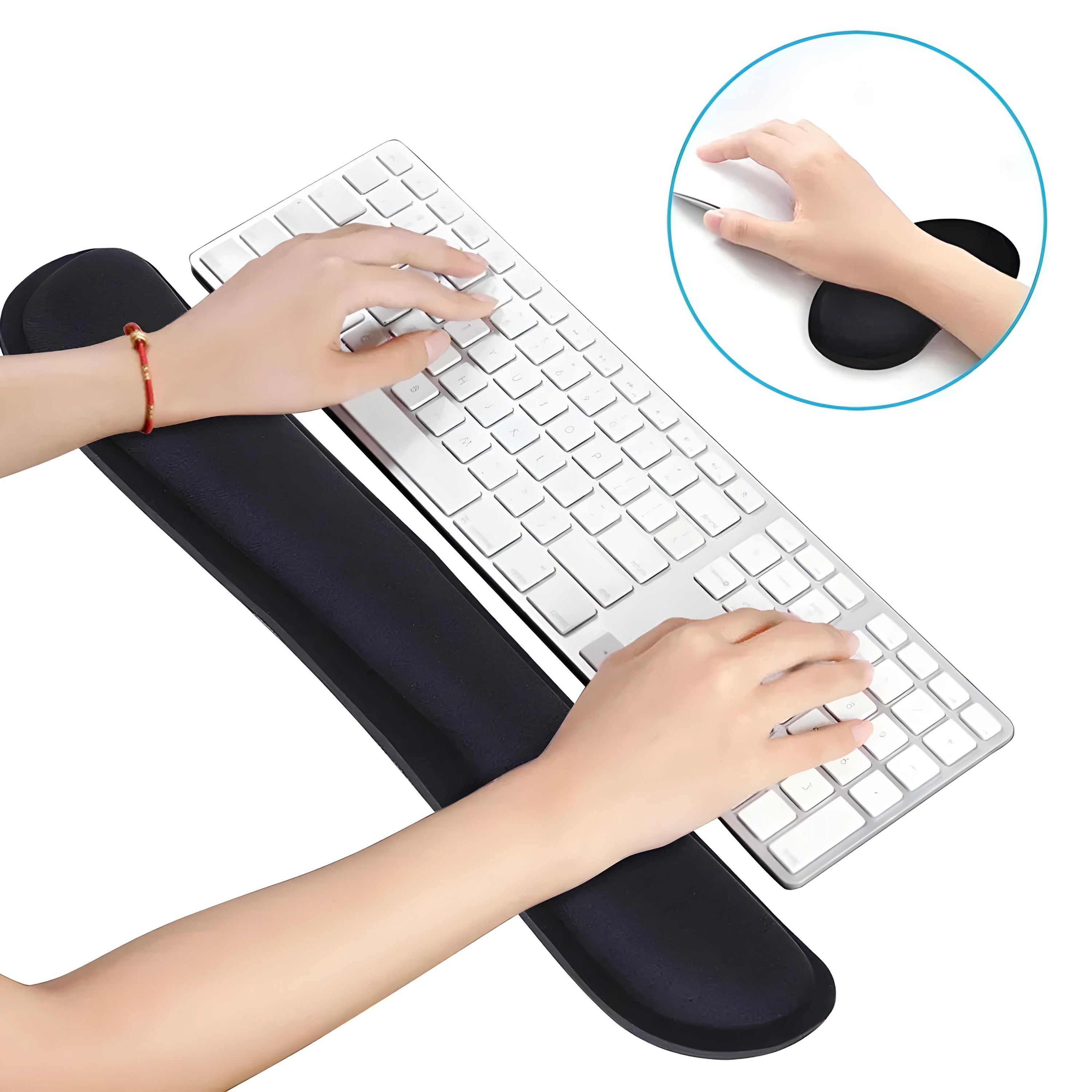 Kitcheniva Keyboard & Mouse Wrist Rest Pad Set