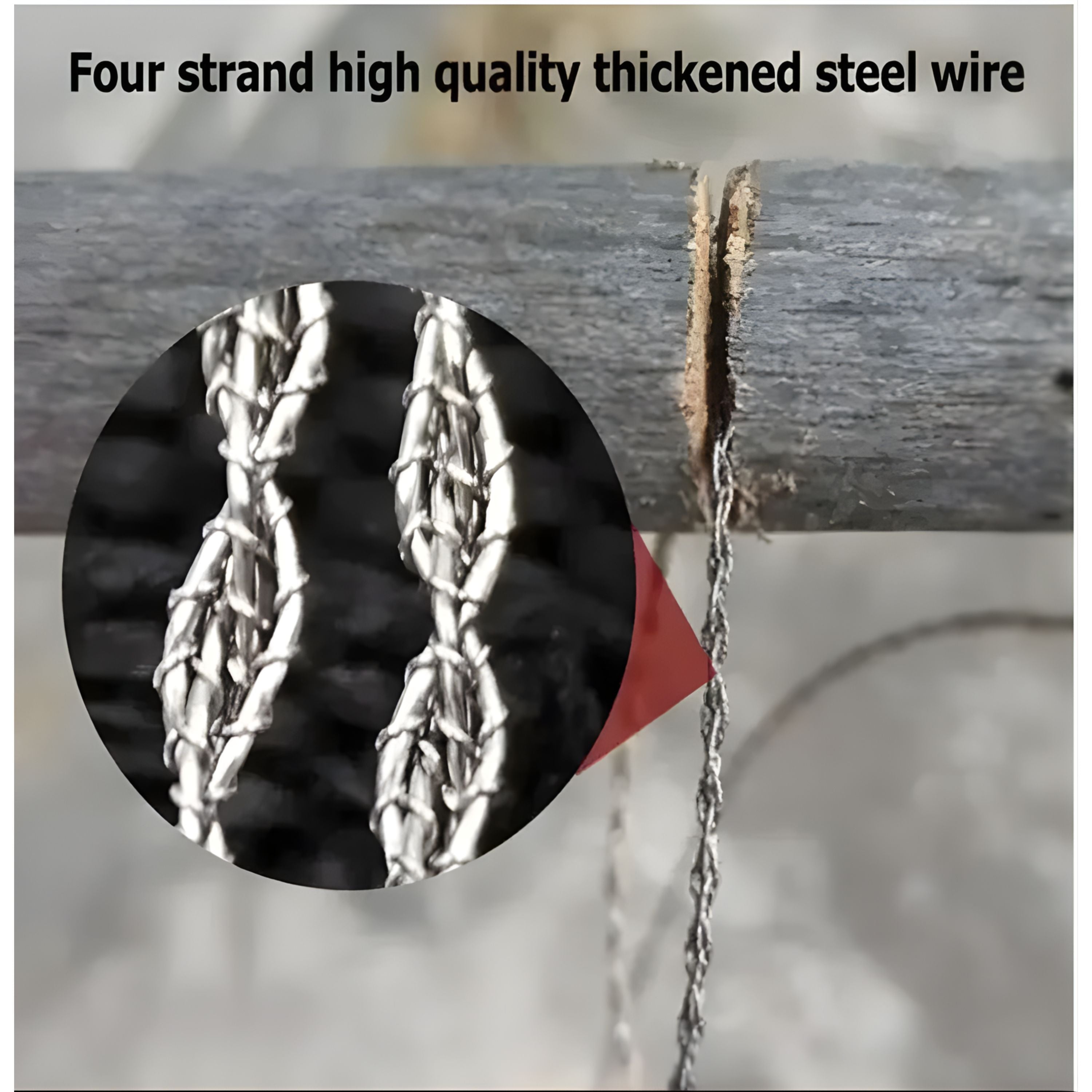 Kitcheniva Mini Portable Stainless Steel Wire Saw - For Camping, Outdoors, DIY Projects, Arts & Crafts