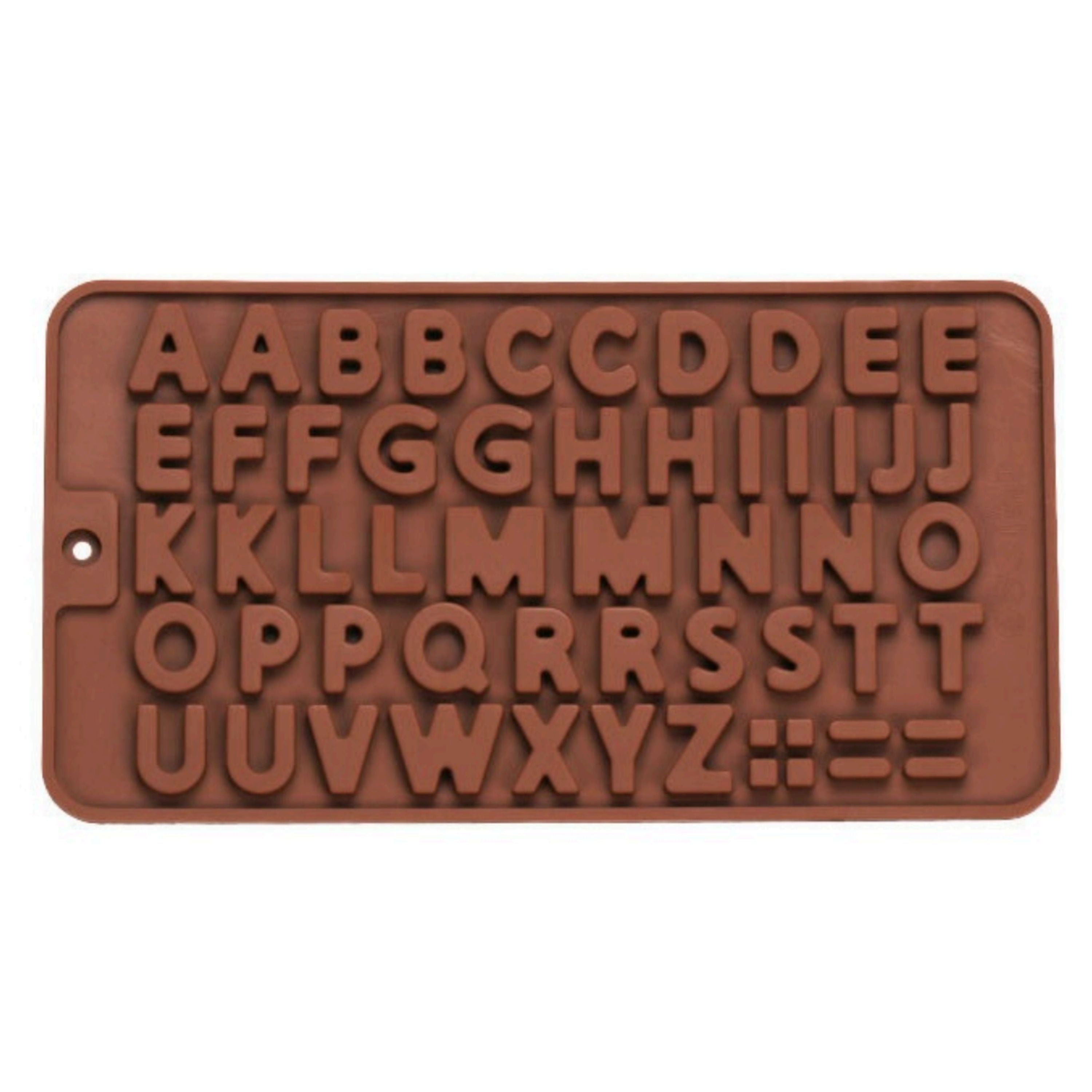 Kitcheniva Silicone Alphabet Chocolate Mold (8.1 x 4.4 Inch)