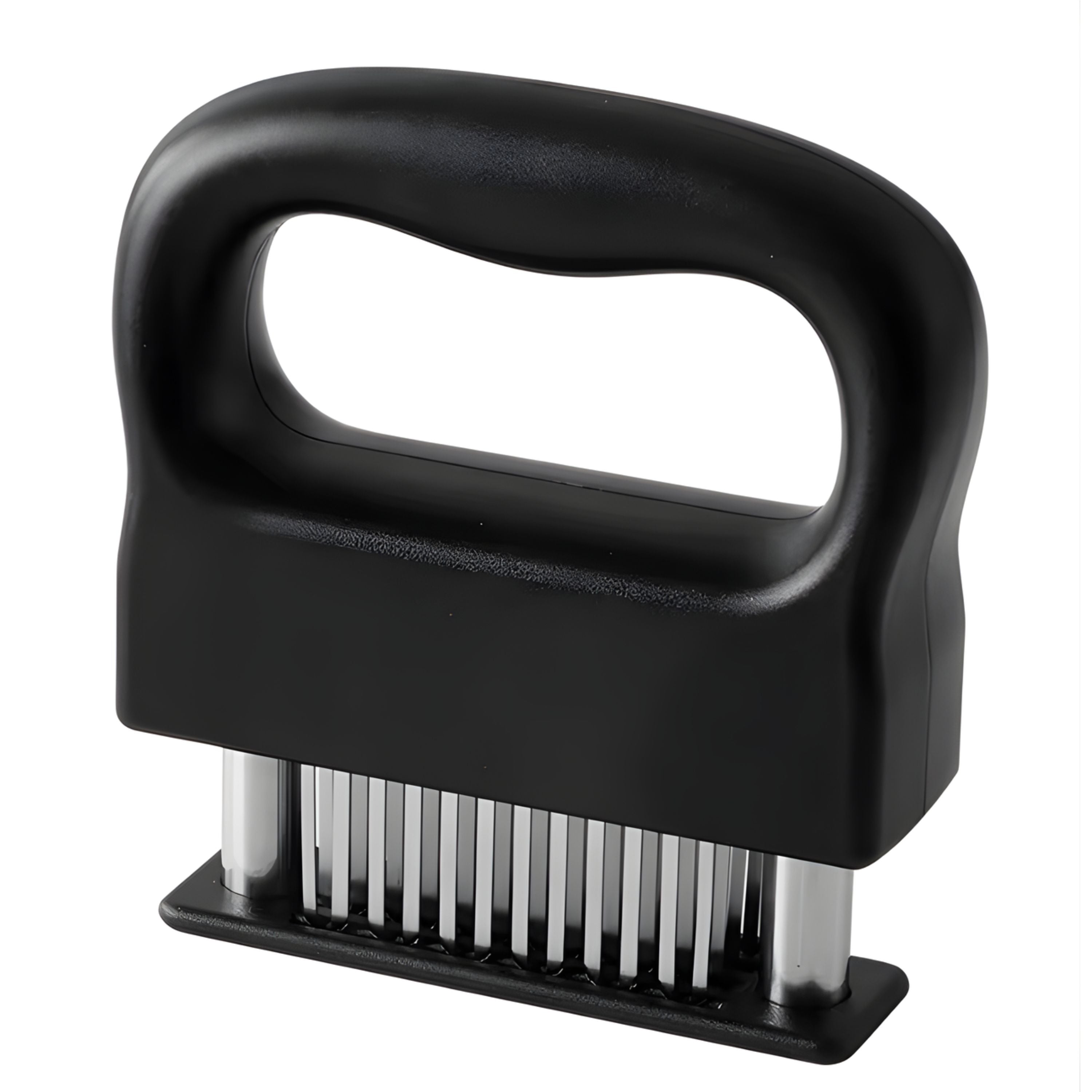 Kitcheniva Stainless Steel Meat Tenderizer for Steaks, Chicken, Pork - Sharp Needles to Puncture Meat for Maximum Tenderness and Flavor Penetration