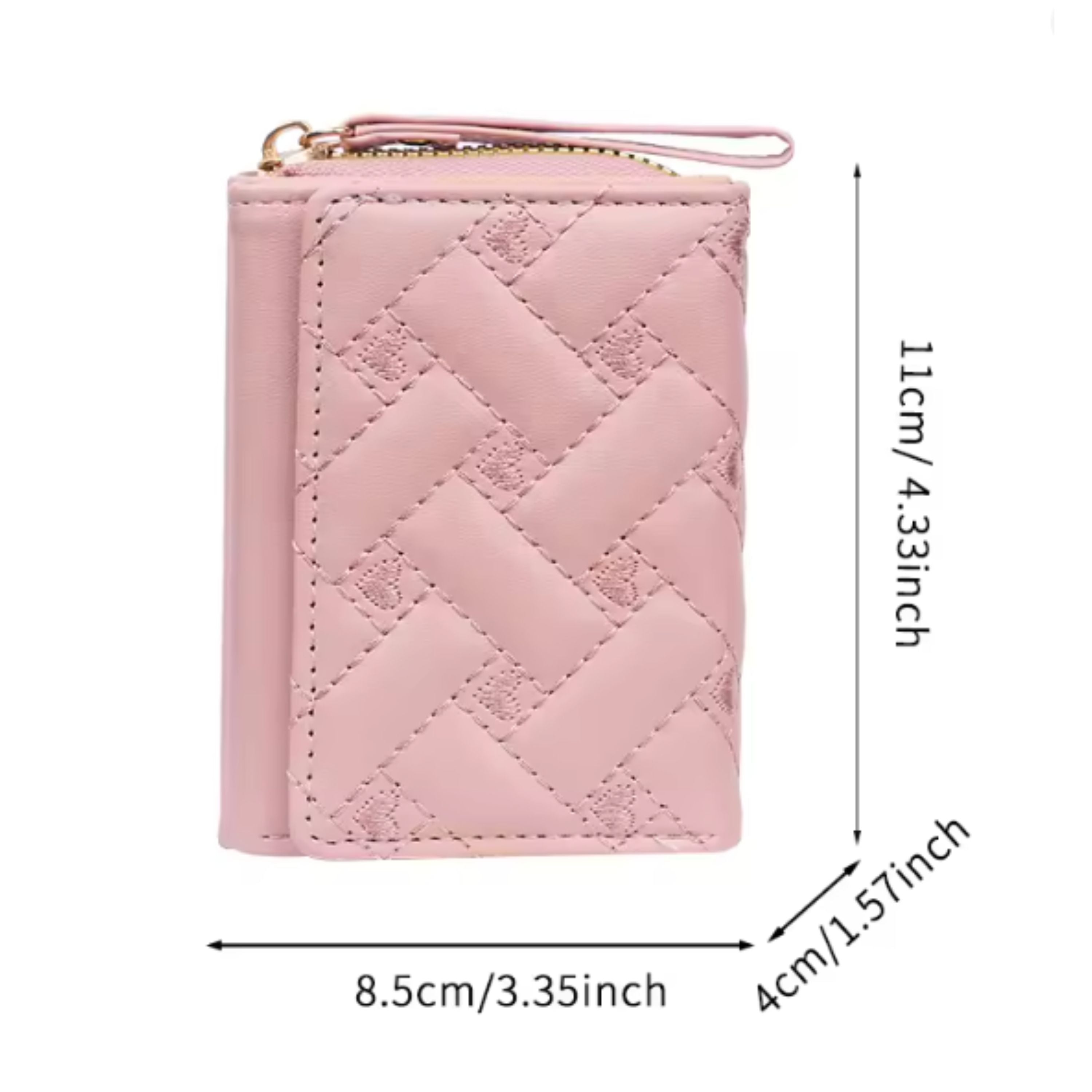 Kitcheniva Women's Heart Embroidered Wallet Blue
