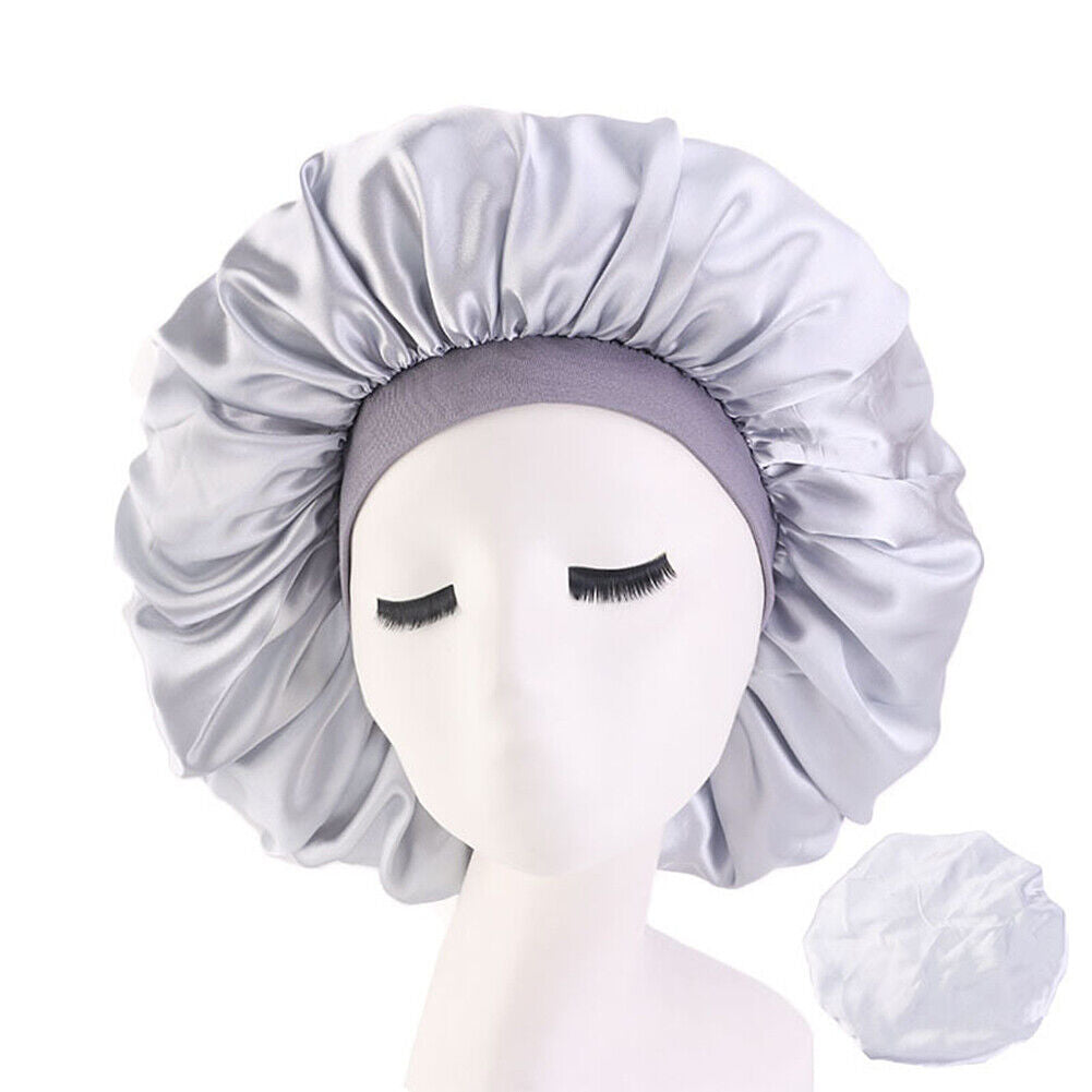 Kitcheniva Extra Large Long Hair Care Satin Bonnet Cap