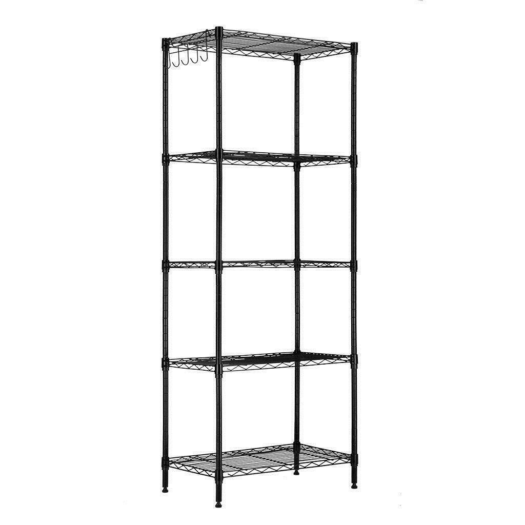 Kitcheniva 5 Layer Wire Shelving Rack Adjustable Shelf Storage