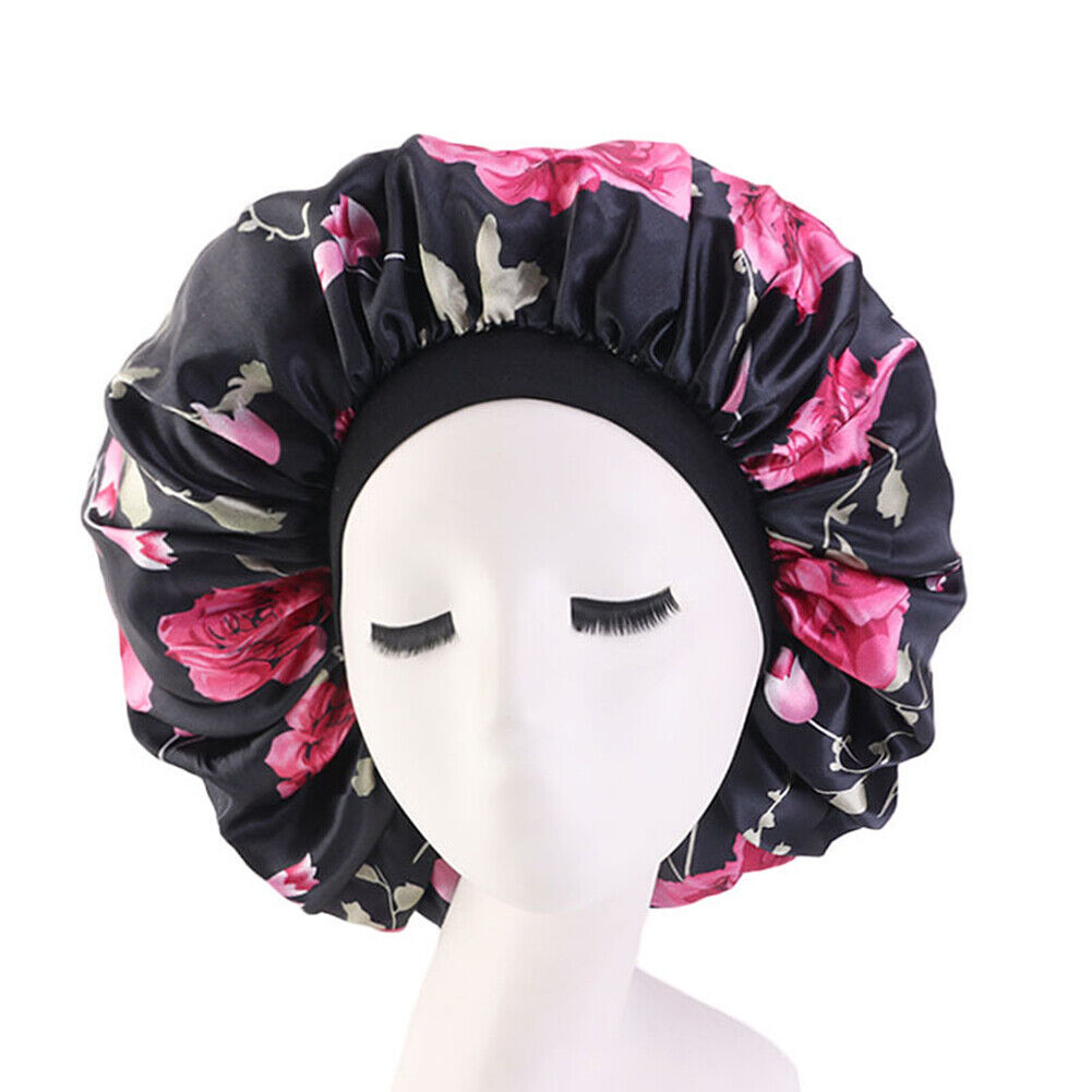 Kitcheniva Extra Large Long Hair Care Satin Bonnet Cap