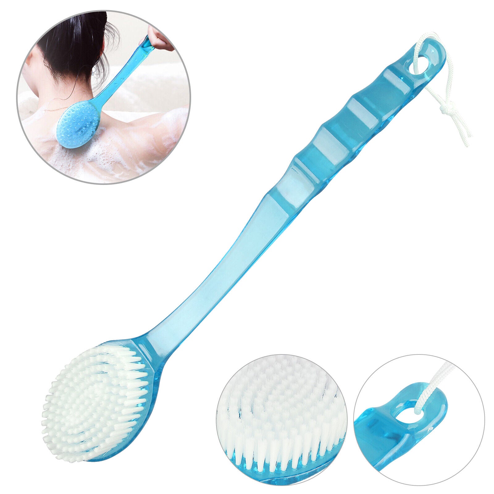 Kitcheniva Long Handle Bath Body Brush Soft Back