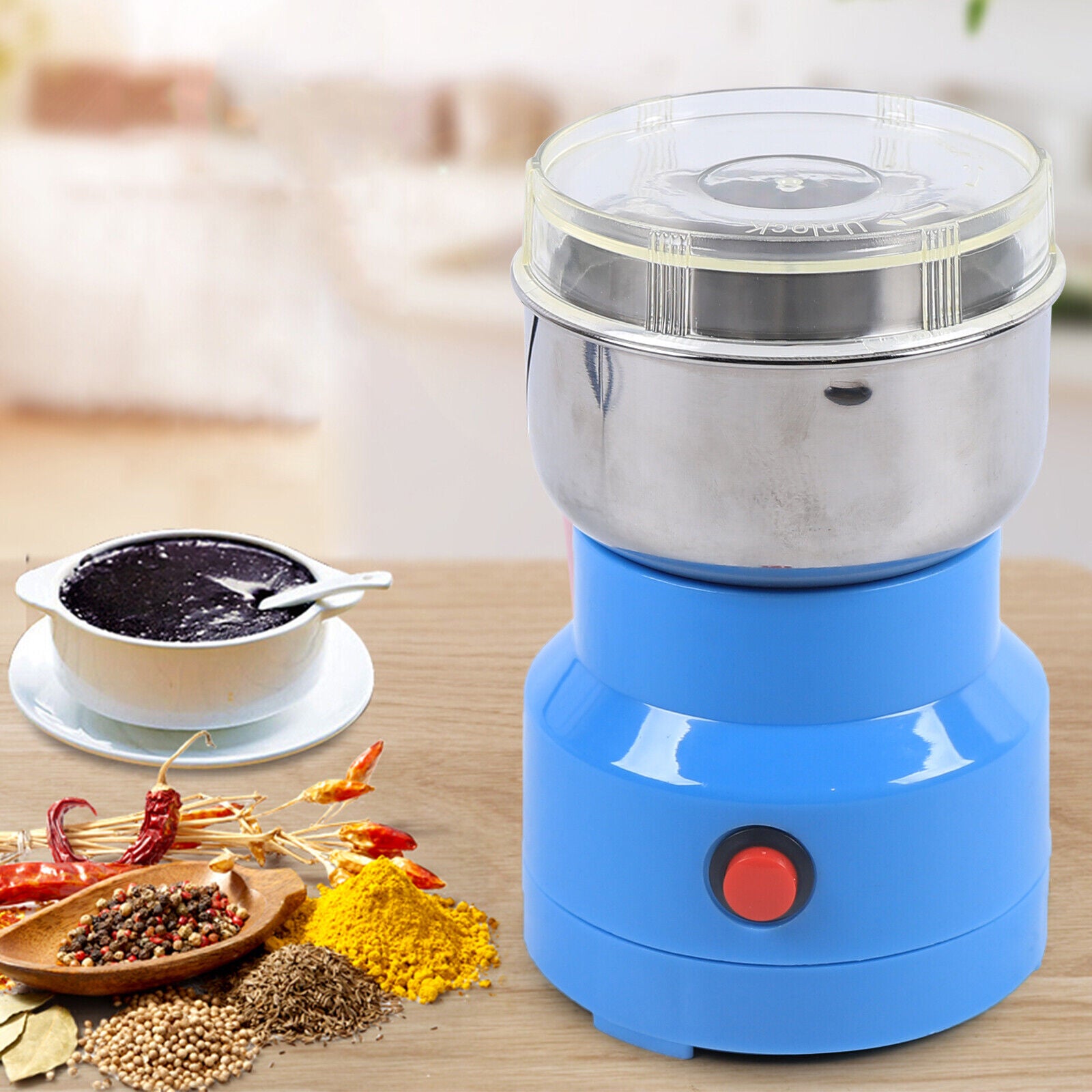 Kitcheniva 110v 60HZ Electric Grain Grinder Mill Machine