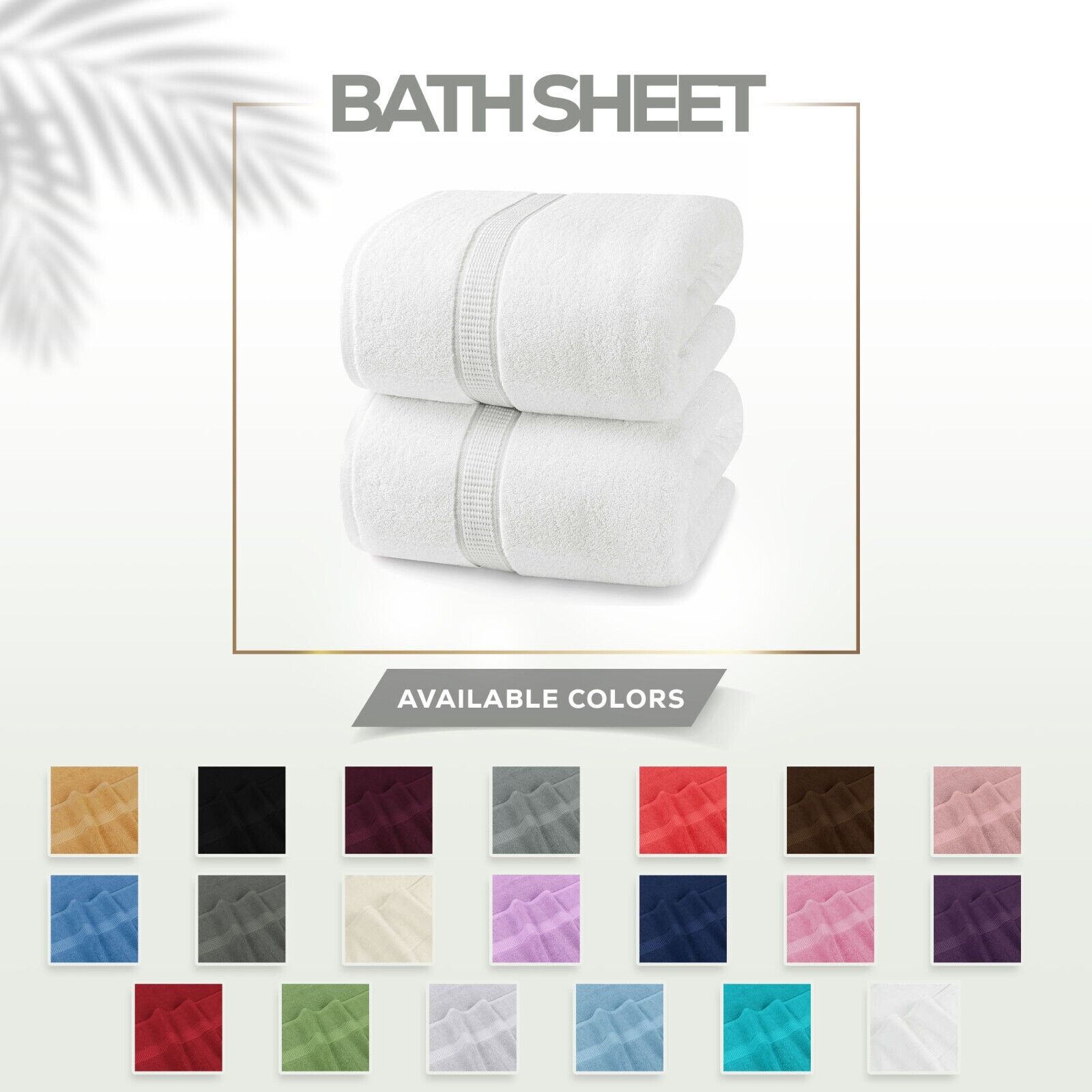 KItcheniva Luxurious Jumbo Bath Towels 600 GSM