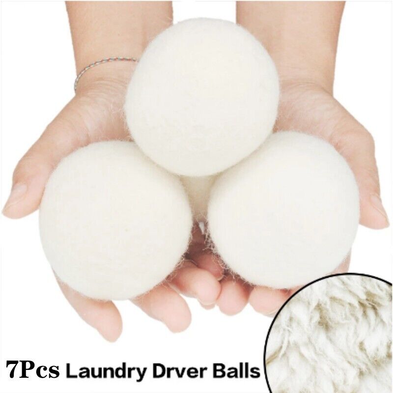 Kitcheniva Reusable Wool Dryer Balls Set of 7