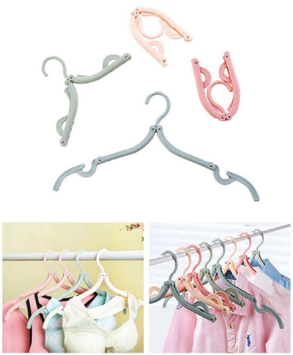 Kitcheniva 4-PCS Travel Hangers Folding