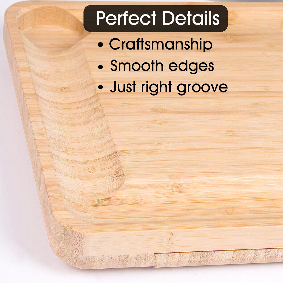 Kitcheniva Bamboo Cheese Board Knife Set Large Charcuterie Boards And Cheese Platter