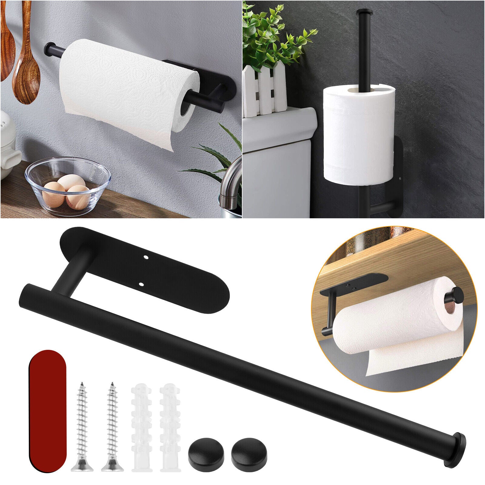 Kitcheniva Self Adhesive Paper Towel Holder