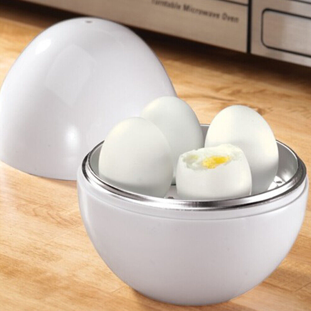 Kitcheniva Microwave Egg Boiler Cooker Egg Pod Detaches the Shell Steamer