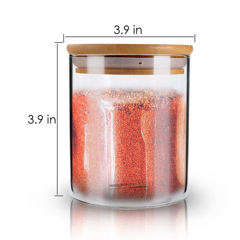 Kitcheniva Glass Food Storage Airtight Glass Canister with Lid