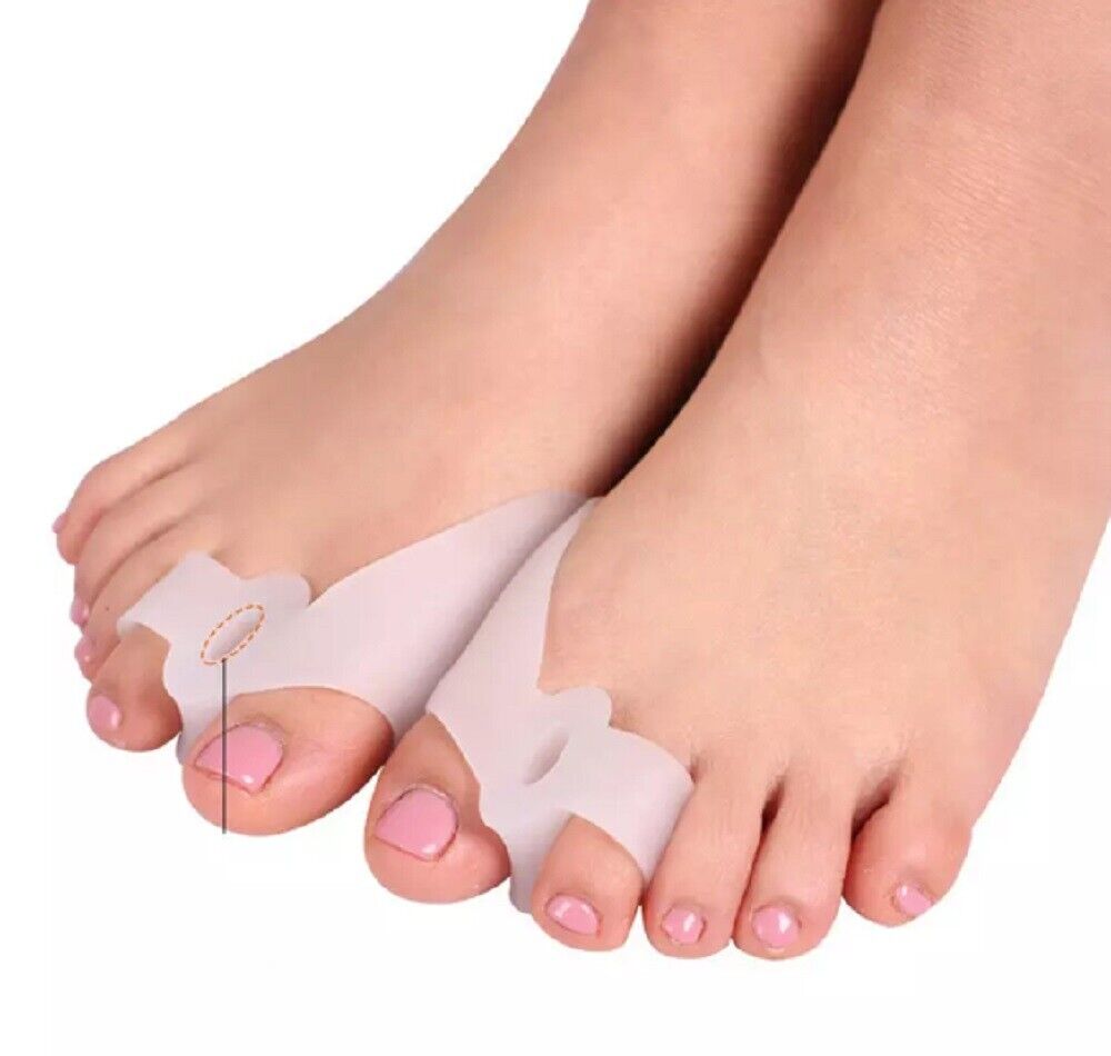 Kitcheniva 1 Pair Silicone Gel Bunion Toe Corrector