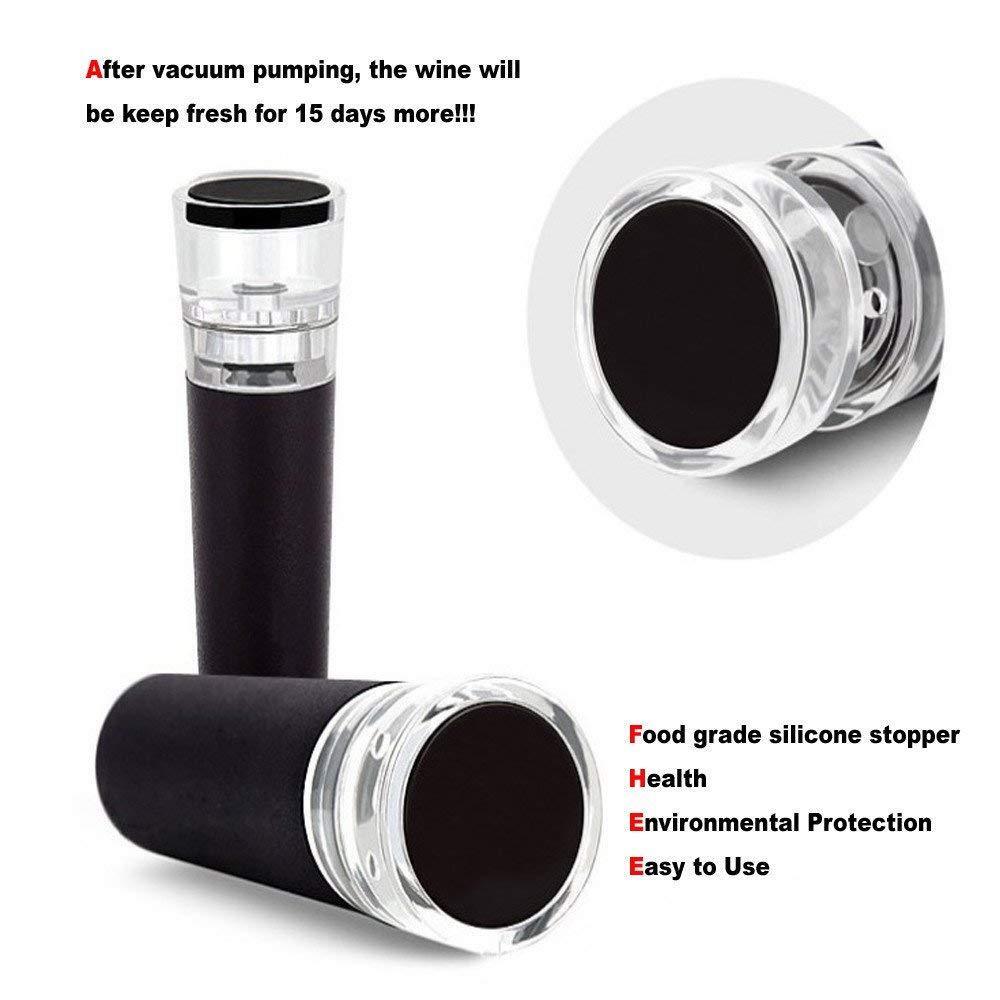 Kitcheniva 2 PCS Bottle Preserver Air Pump Stopper