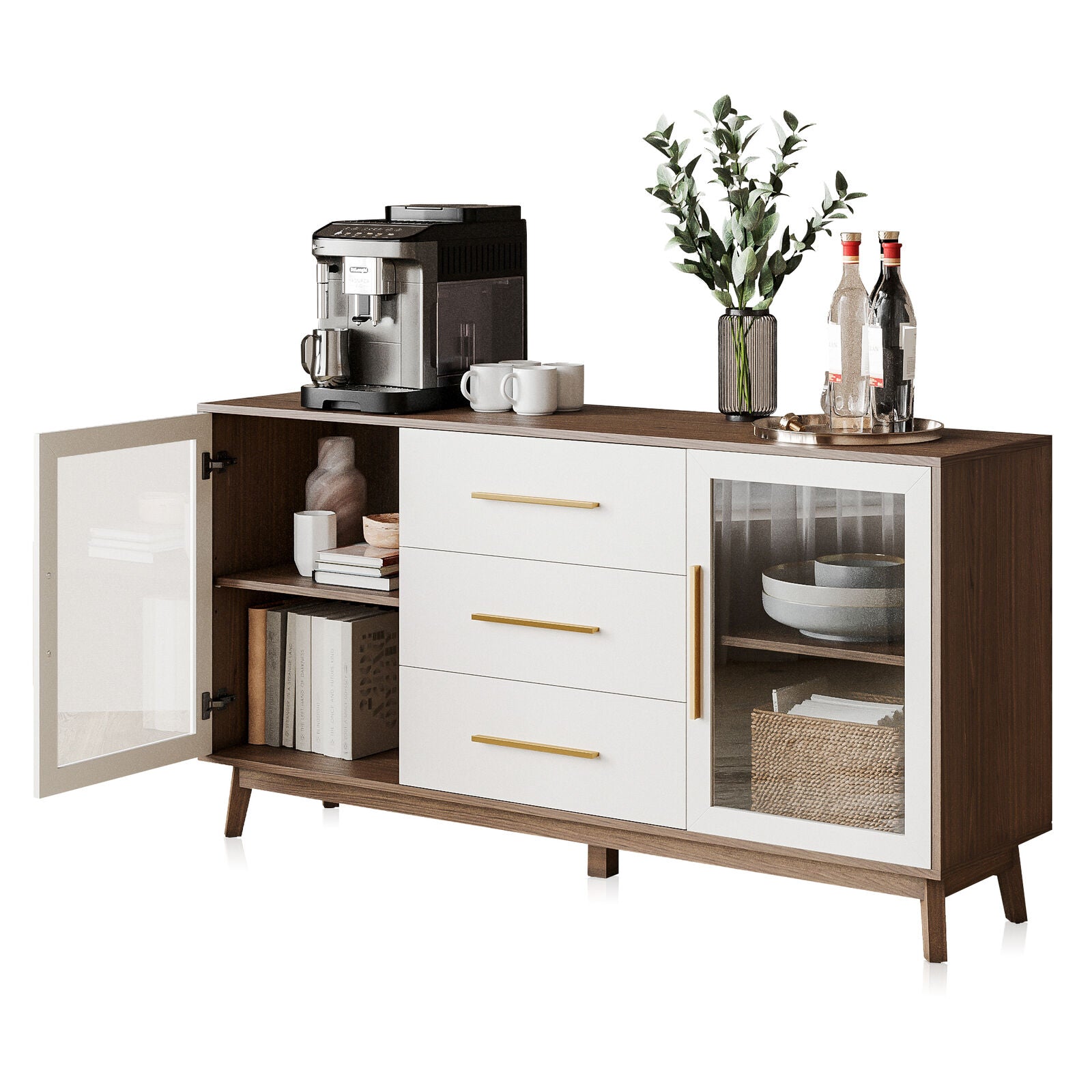 Modern Curio Cabinet/ Sideboard for Living Room