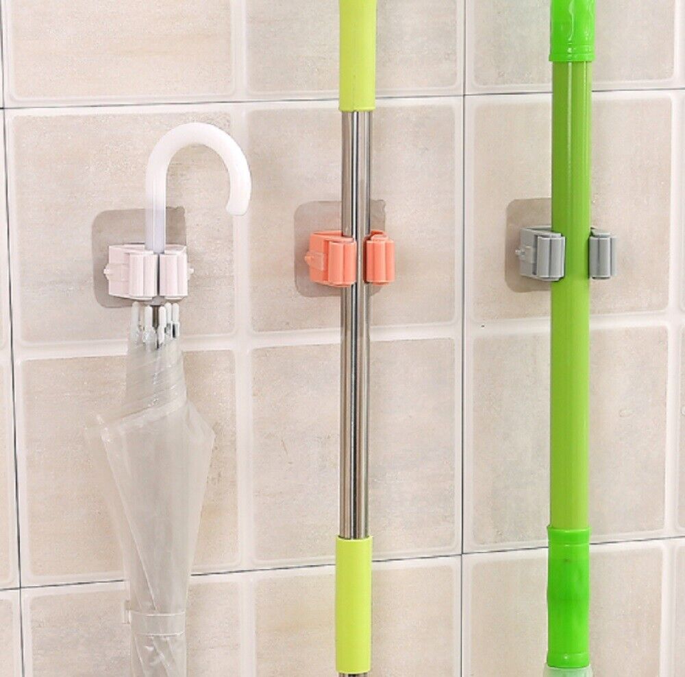 Kitcheniva 5 PCS Wall Mount Mop Broom Holder