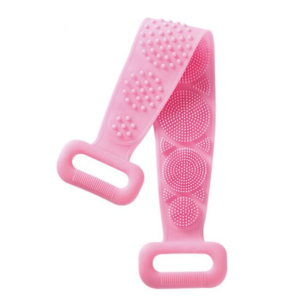 Kitcheniva Silicone Bath Towel Back Brush Scrubber Exfoliating Scrub Body Wash Dual Side