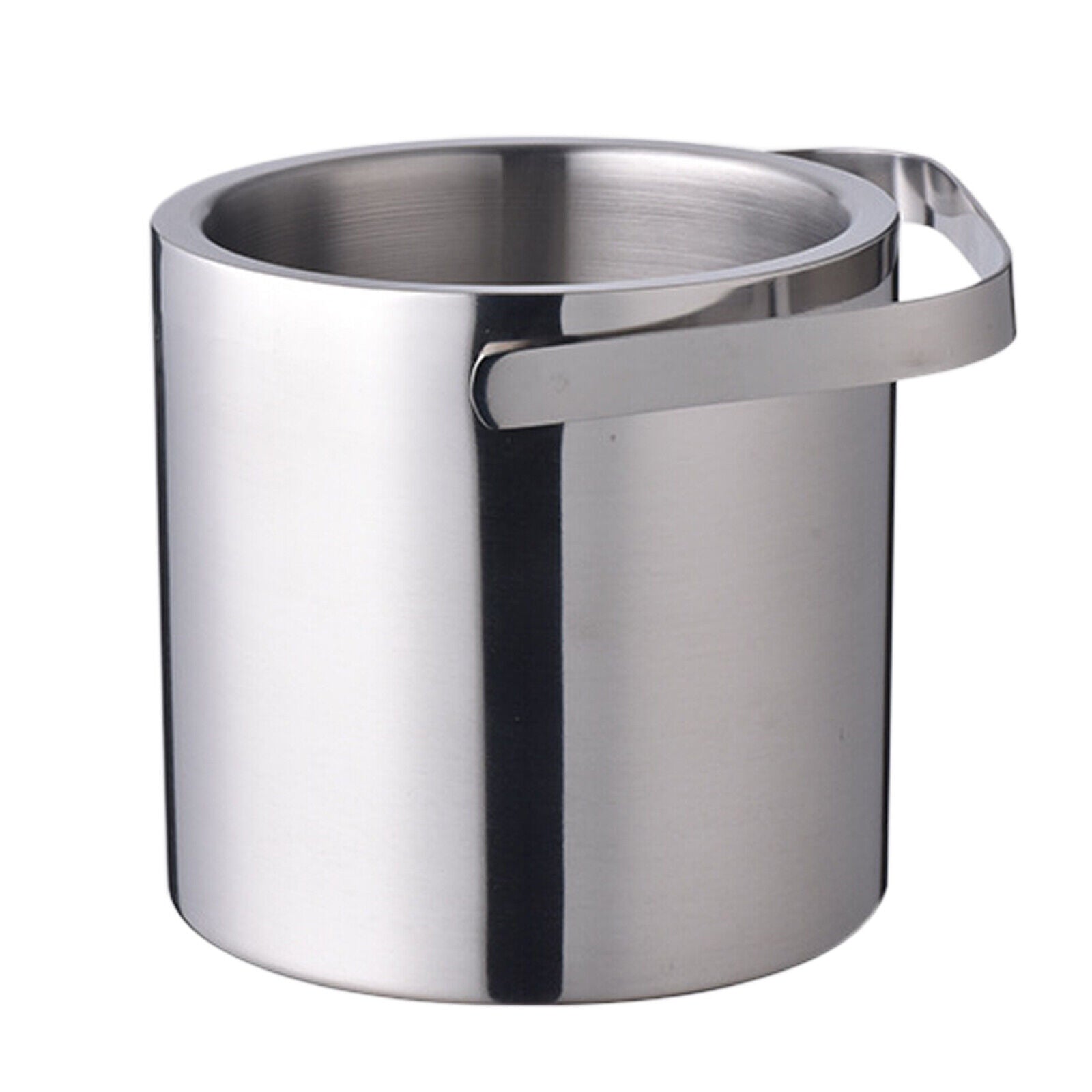 Kitcheniva Stainless-Steel Insulated Ice Bucket with Ice Tong and Lid 1.3L