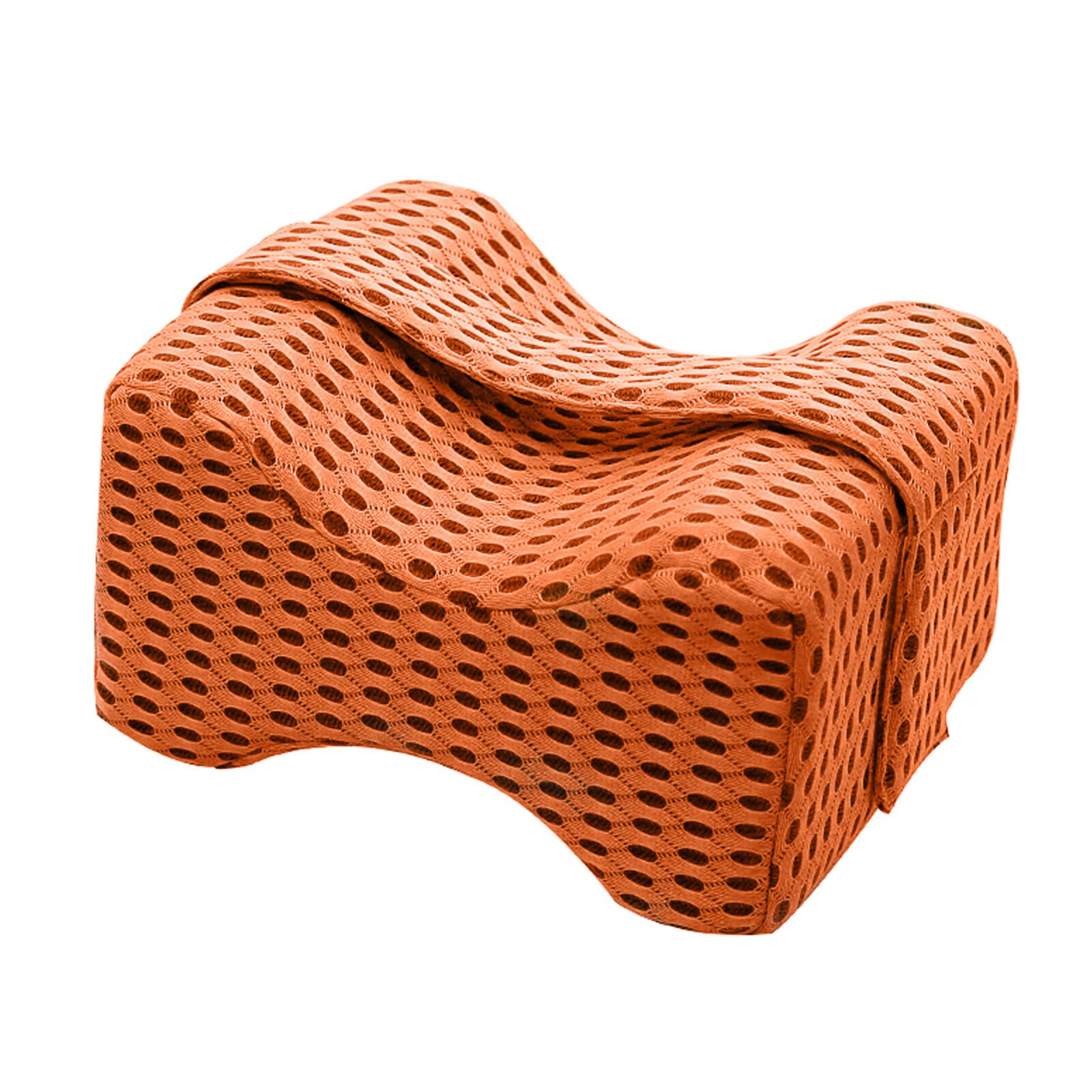 Kitcheniva Memory Foam Knee Pillow Wedge Contour Leg, Orange