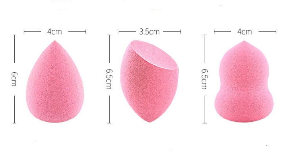 Kitcheniva 3-Pieces Makeup Foundation Sponge Blender Puff Flawless Powder With Makeup Sponge Holder