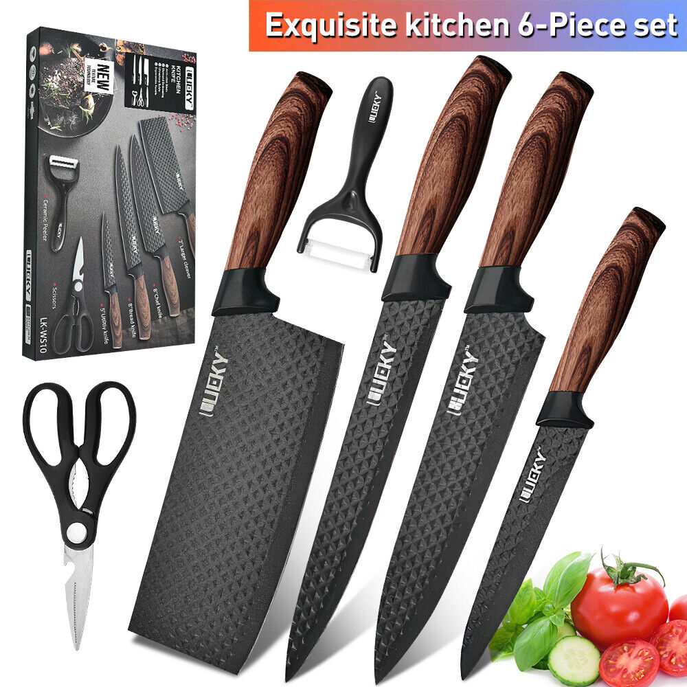 Kitcheniva Stainless Steel Non Stick Knife 6 Pcs Set