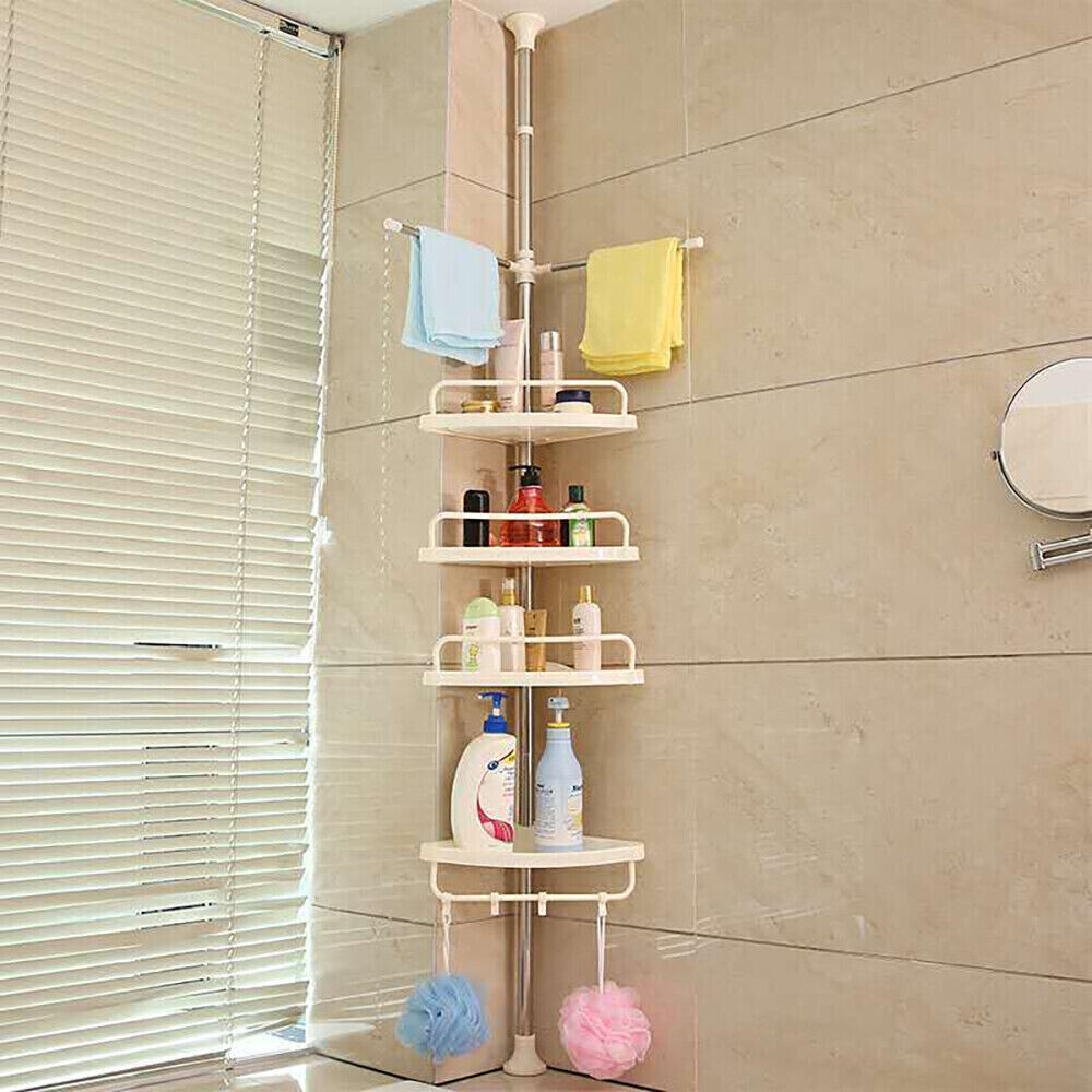 Kitcheniva Bathroom Shower Bath Caddy Corner Storage Rack