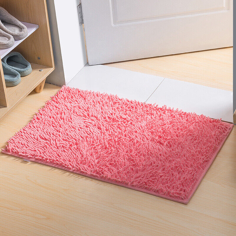 Kitcheniva Luxury Chenille Absorbent Soft Shaggy Non-Slip Bath Rug