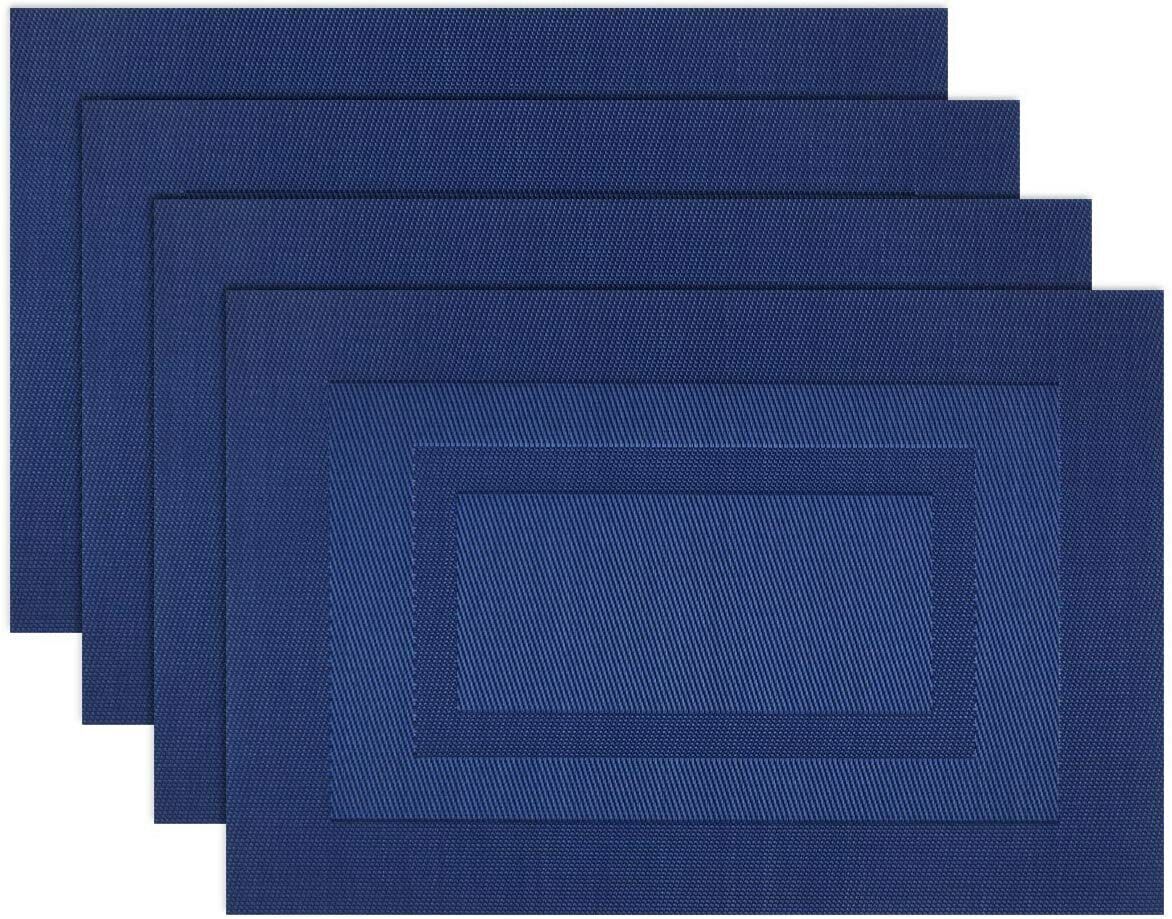 Kitcheniva Washable Mesh Vinyl Woven Table Mats Set of 4