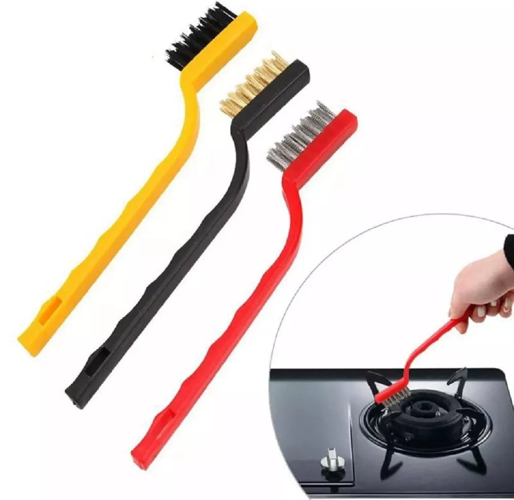 Kitcheniva Gas Stove Cleaning Brush Set 3 Pcs