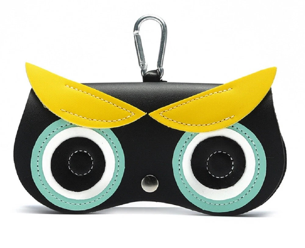 Kitcheniva Portable Eyeglass Case PU Leather Pouch