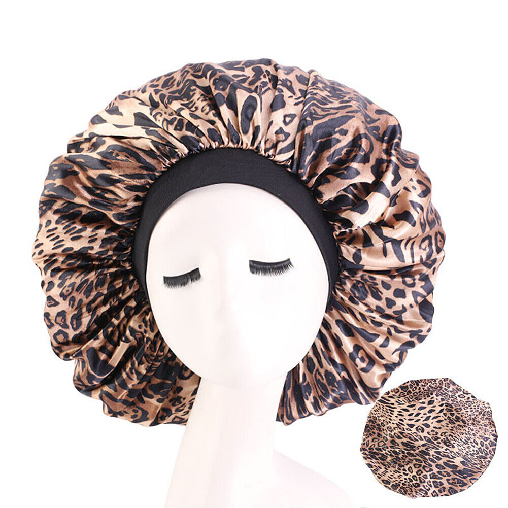 Kitcheniva Extra Large Long Hair Care Satin Bonnet Cap