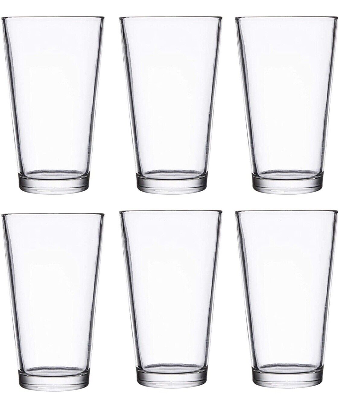 Kitcheniva Set of 6 Premium Beer Pint Glasses 16oz