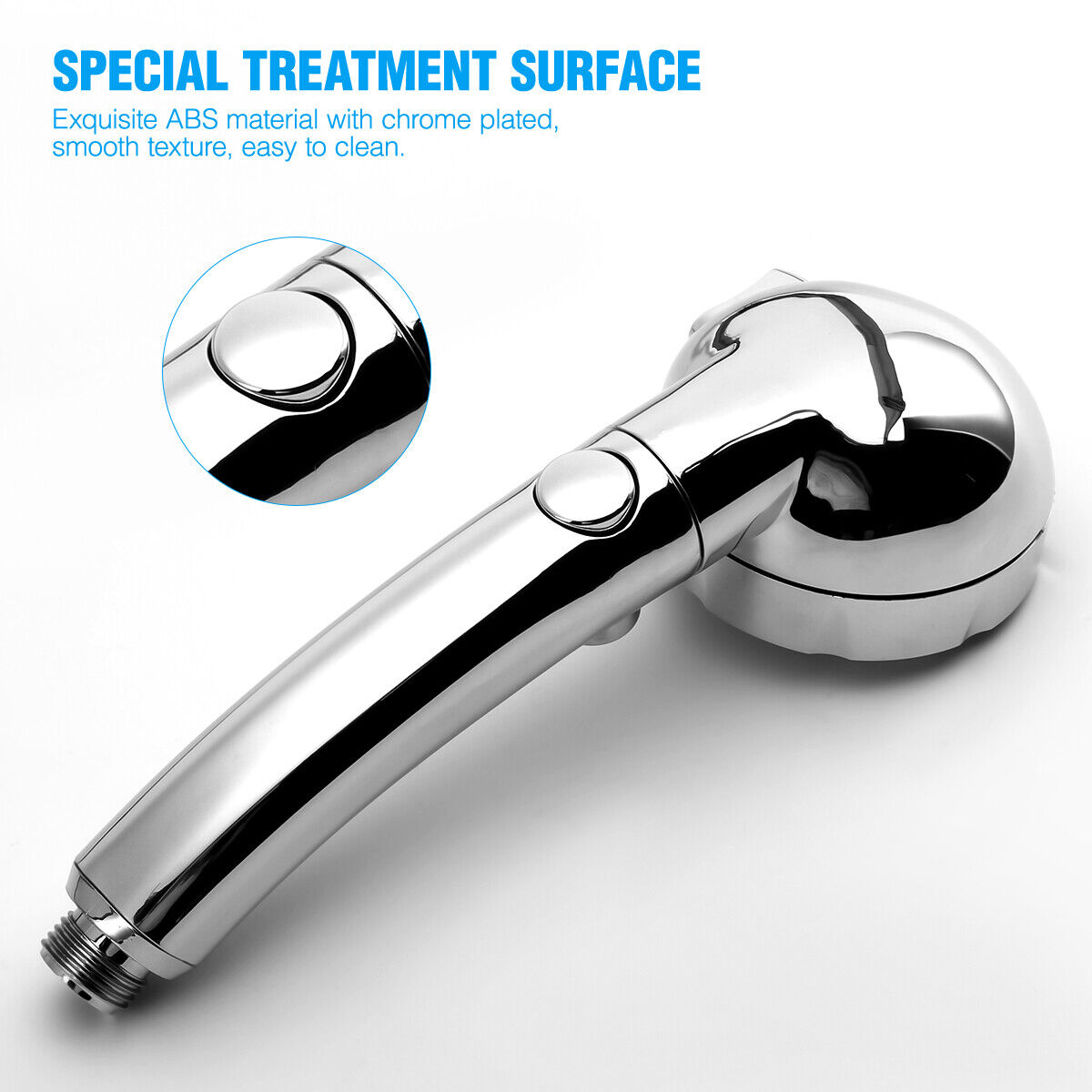 Kitcheniva 3-Mode High Pressure Handheld Shower Head