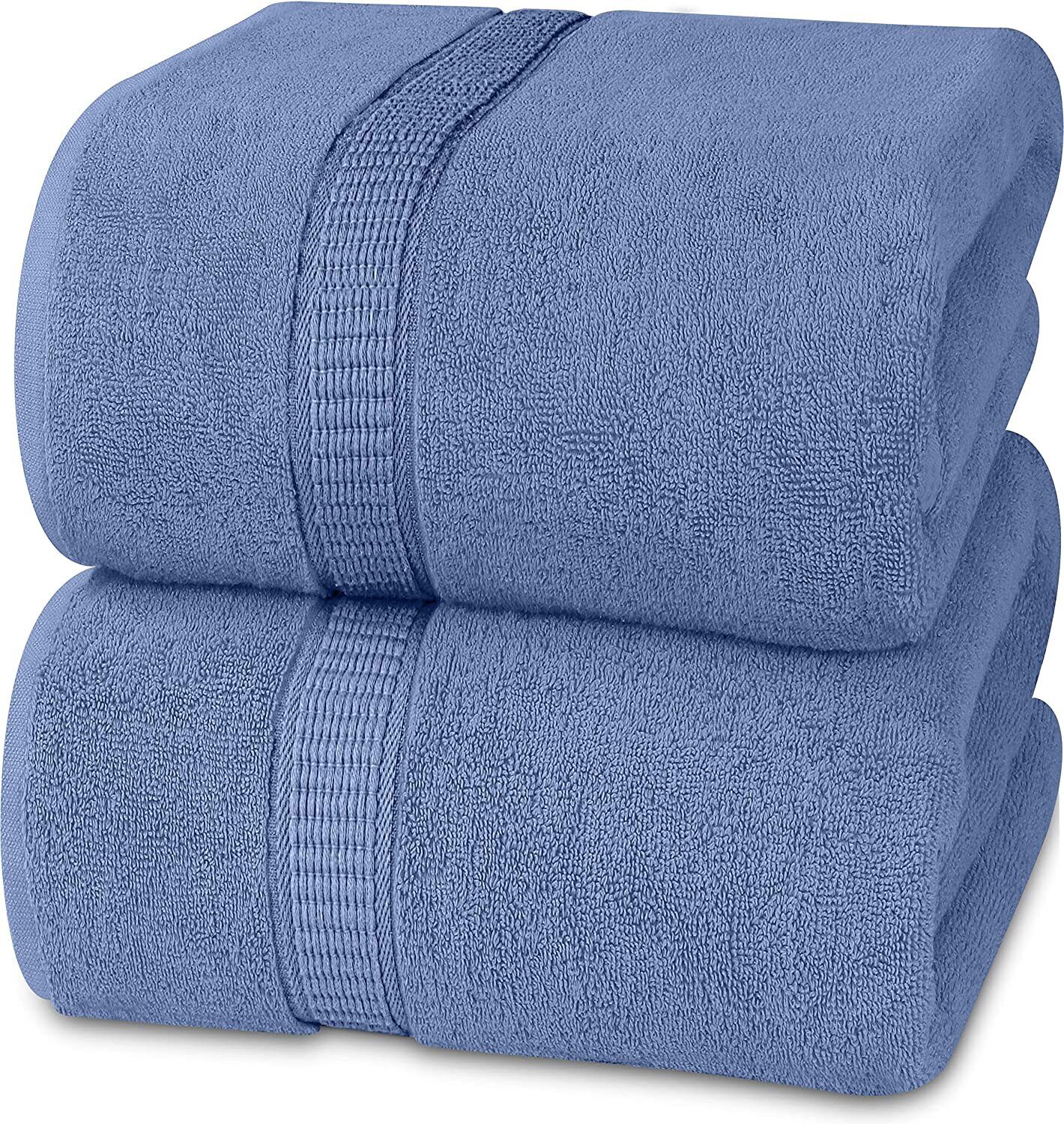 Kitcheniva Luxurious Jumbo Bath Towel Sheets 600 GSM 2 Packs