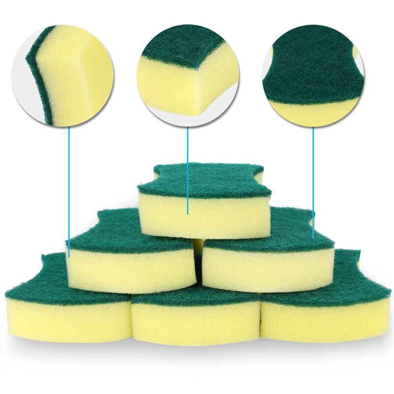 Kitcheniva 12-Pcs Kitchen Cleaning Sponges Eco Non-Scratch for Dish