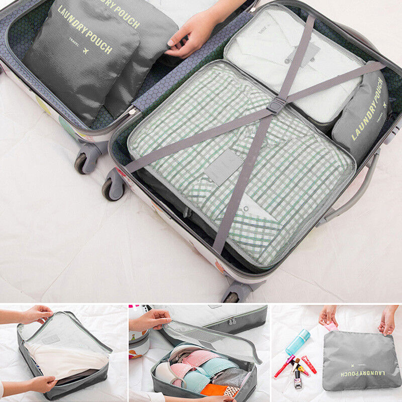 Kitcheniva 9-Pcs Waterproof Clothes Storage Bags Packing Cube